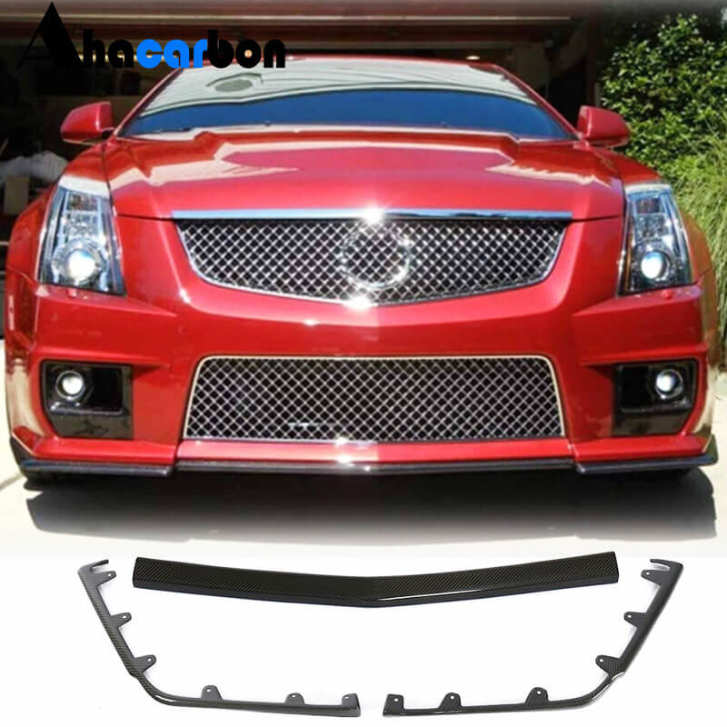 Накладки на передній бампер (для CTS V Coupe, Карбон)