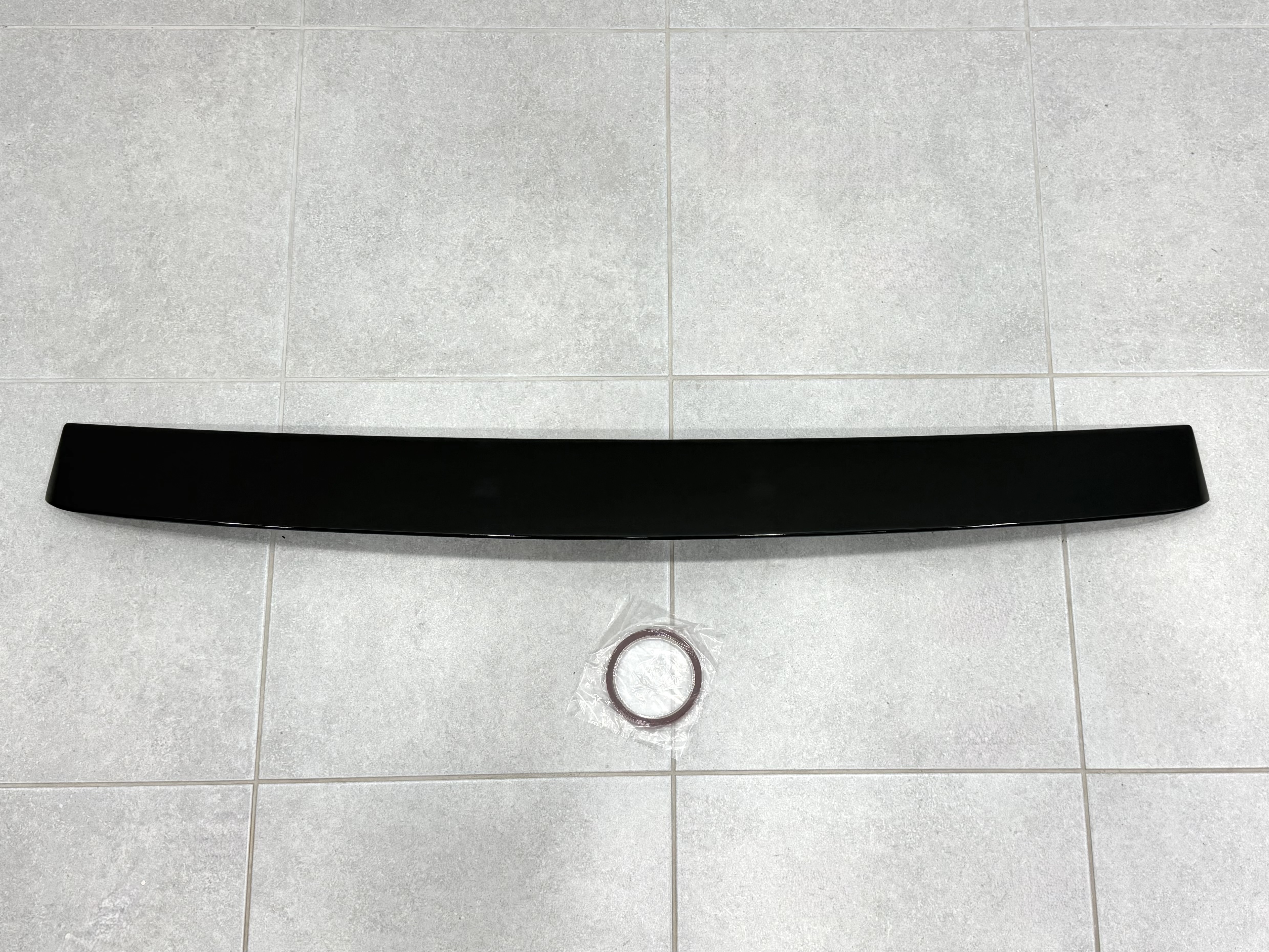 Козирок на скло Hyundai Sonata YF 2010-2015 ABS пластик, колір чорний глянець 2