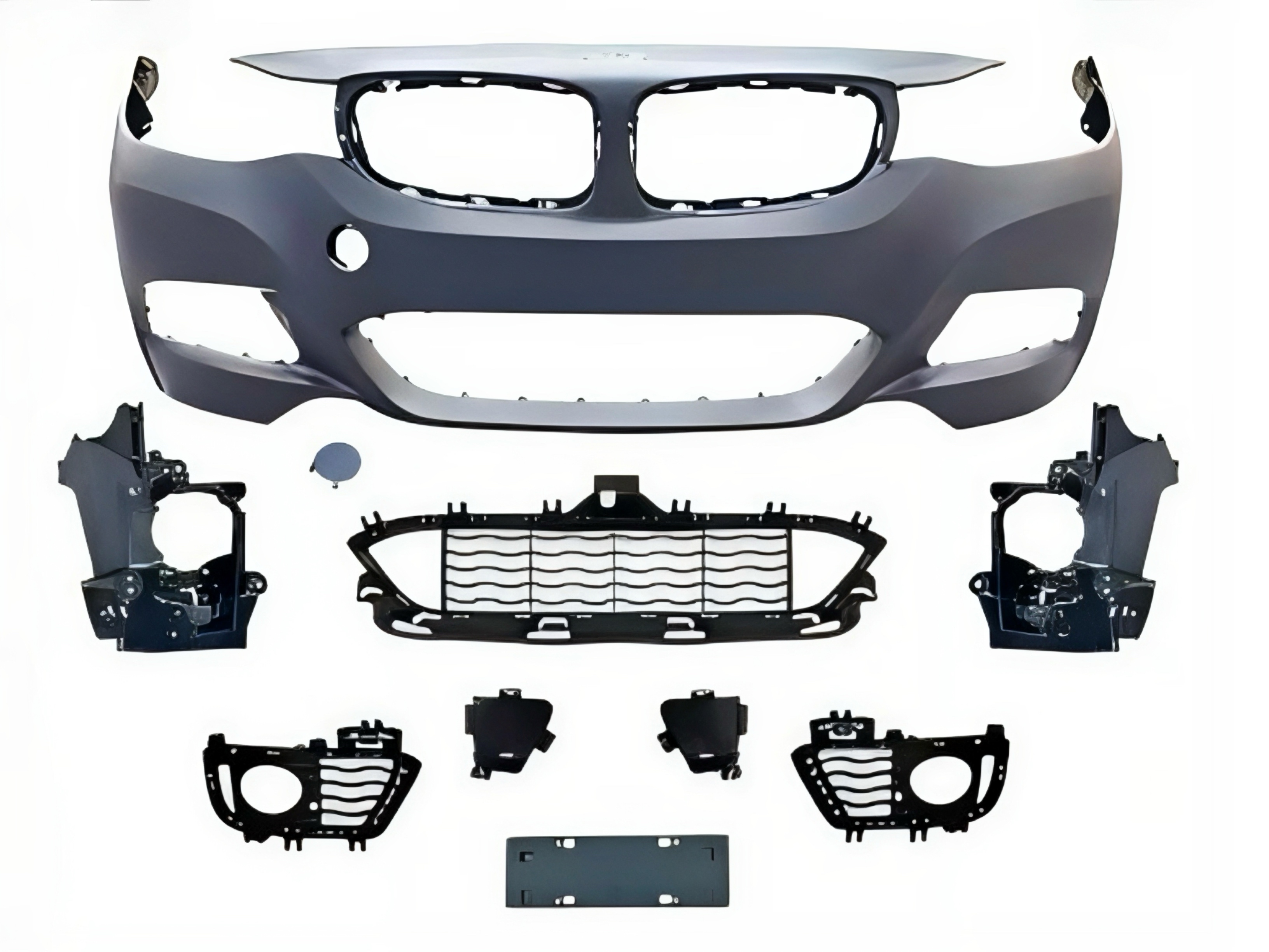 Бампер передній у зборі M Paket BMW 3 series GT F34 2013-2020 ПІД ПАРКТРОНІКИ