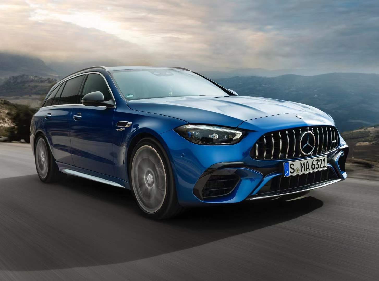 Передній бампер у стилі C63 AMG для Mercedes-Benz C-class W206 2021- 2
