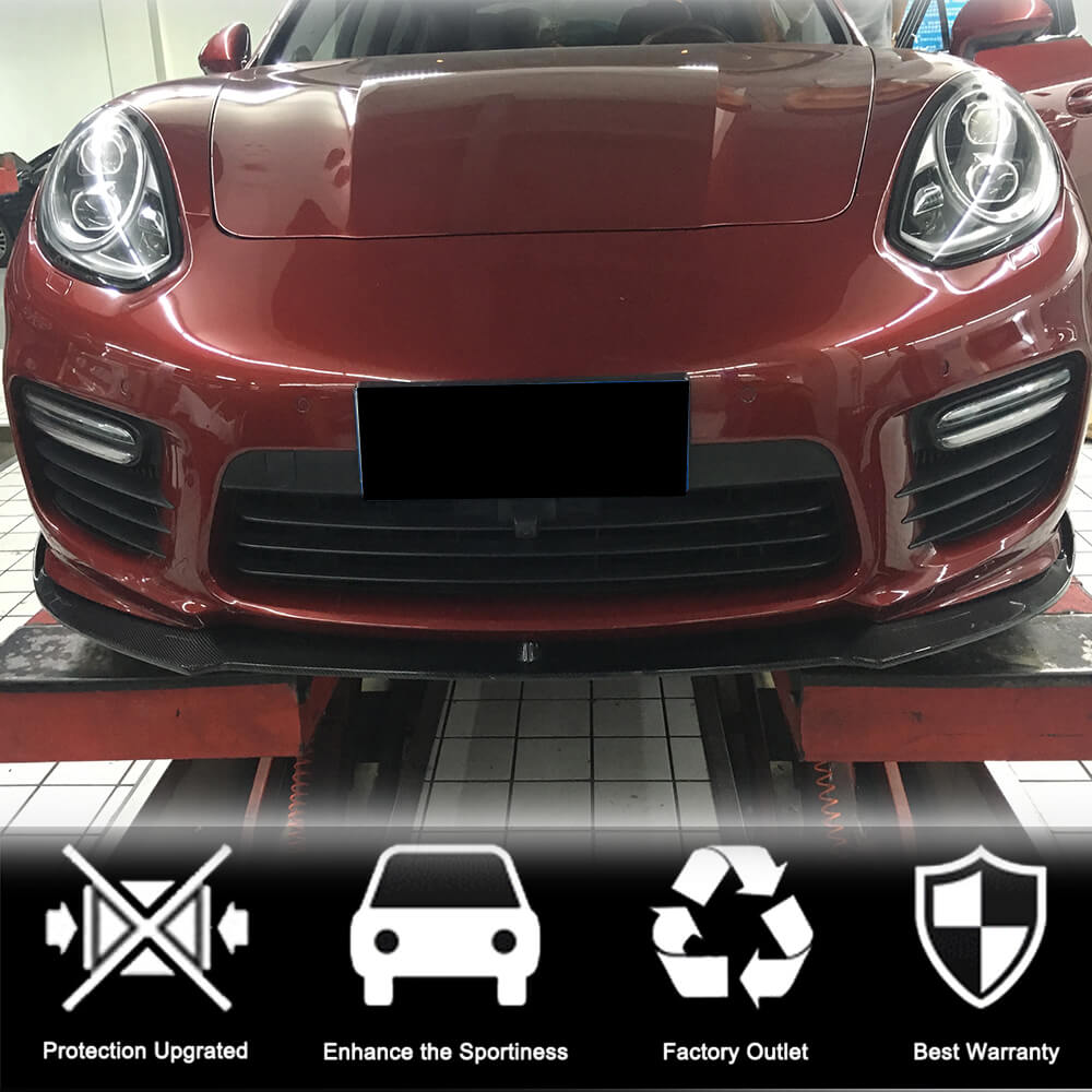 Накладка на передній бампер Lip V1 (для Turbo/Turbo S/GTS) 2