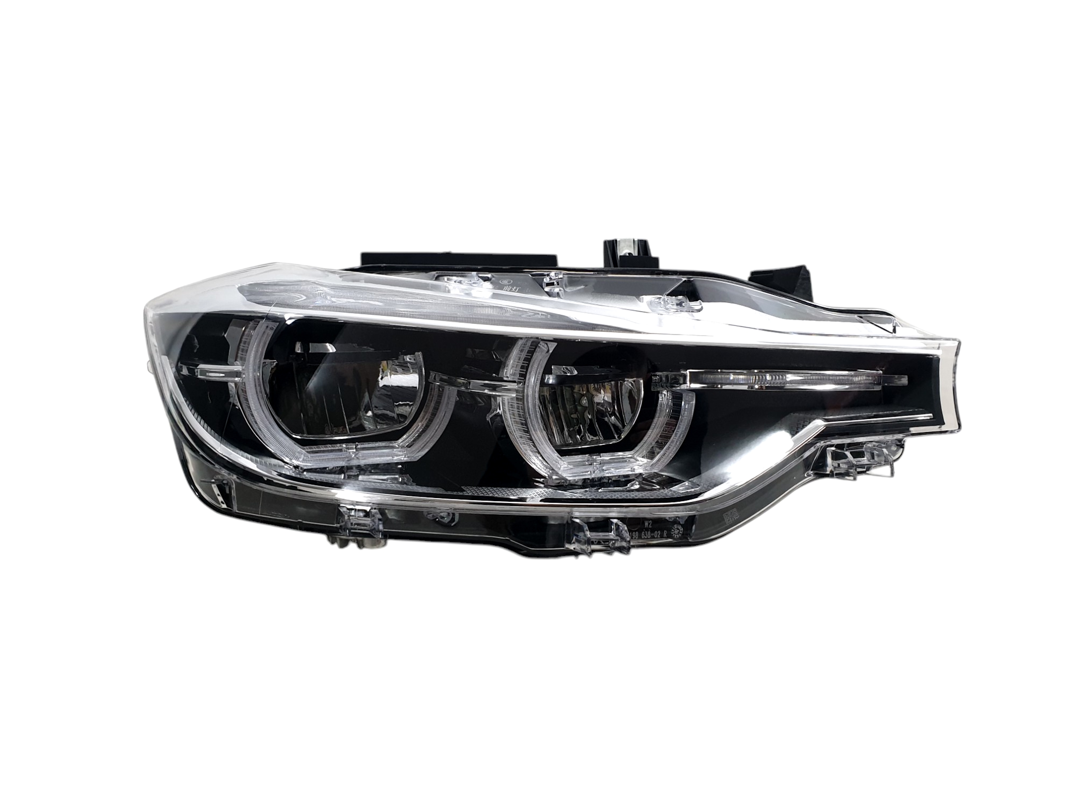 Передні фари Full Led (комплектні з блоками) Silver на BMW 3 Series F30 / F31 2011-2018 року 2