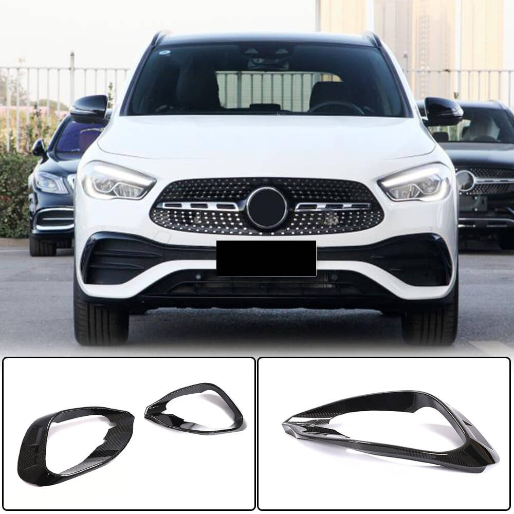 Накладки на передній бампер V1 (для AMG/AMG-Line, Карбон)
