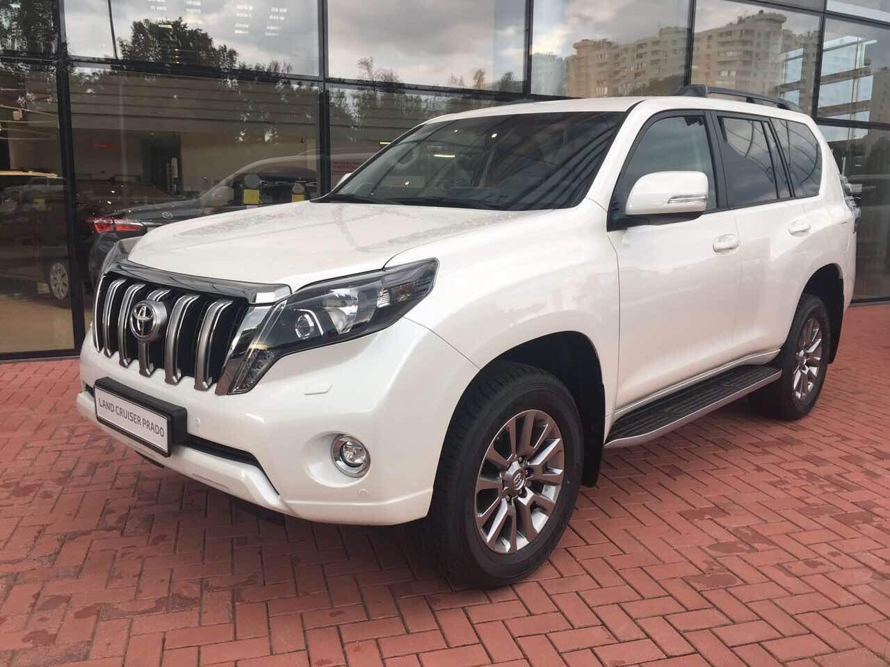 LED фари Style чорні Toyota Land Cruiser Prado 150 рестайлінг 2013-2017 2