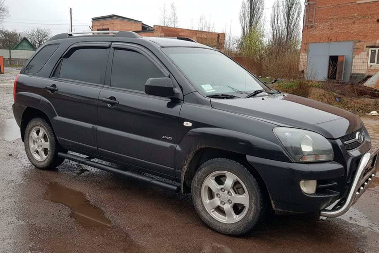 Бічні труби Black (2 шт., Нерж.) 3