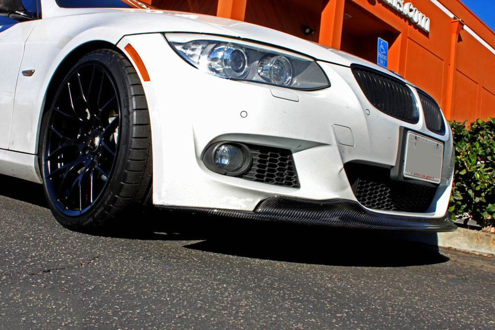 Накладка на передній бампер Lip RK-Style (для 2010-2012 M-Sport, Карбон) 4