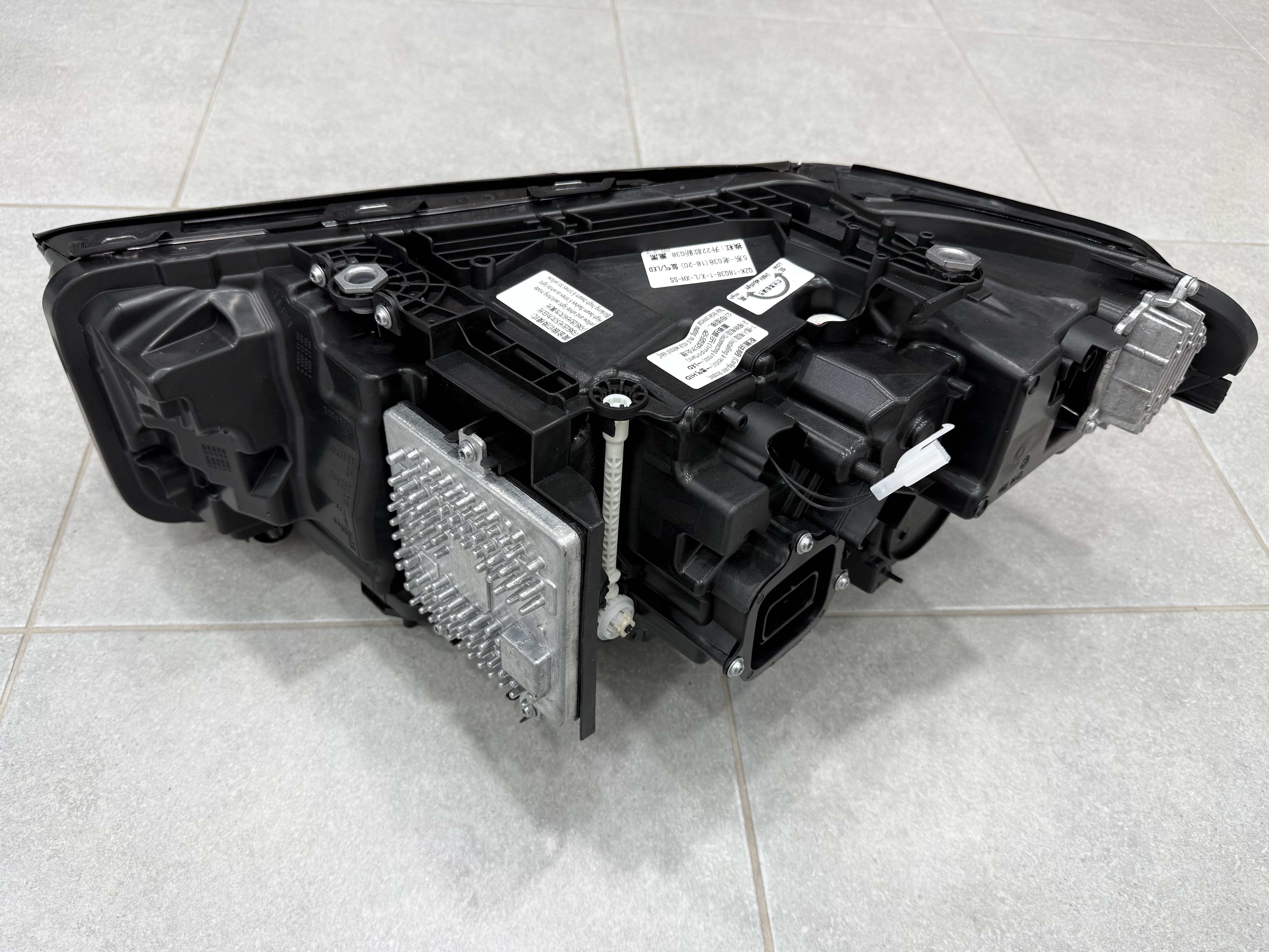 Фари Shadow Line LED LCI 2020+ для BMW G30/G31 2016-2020 2шт. із заміною бампера на 20+, 2 РЕЖИМИ ДХО БІЛІ / ЖОВТІ 4