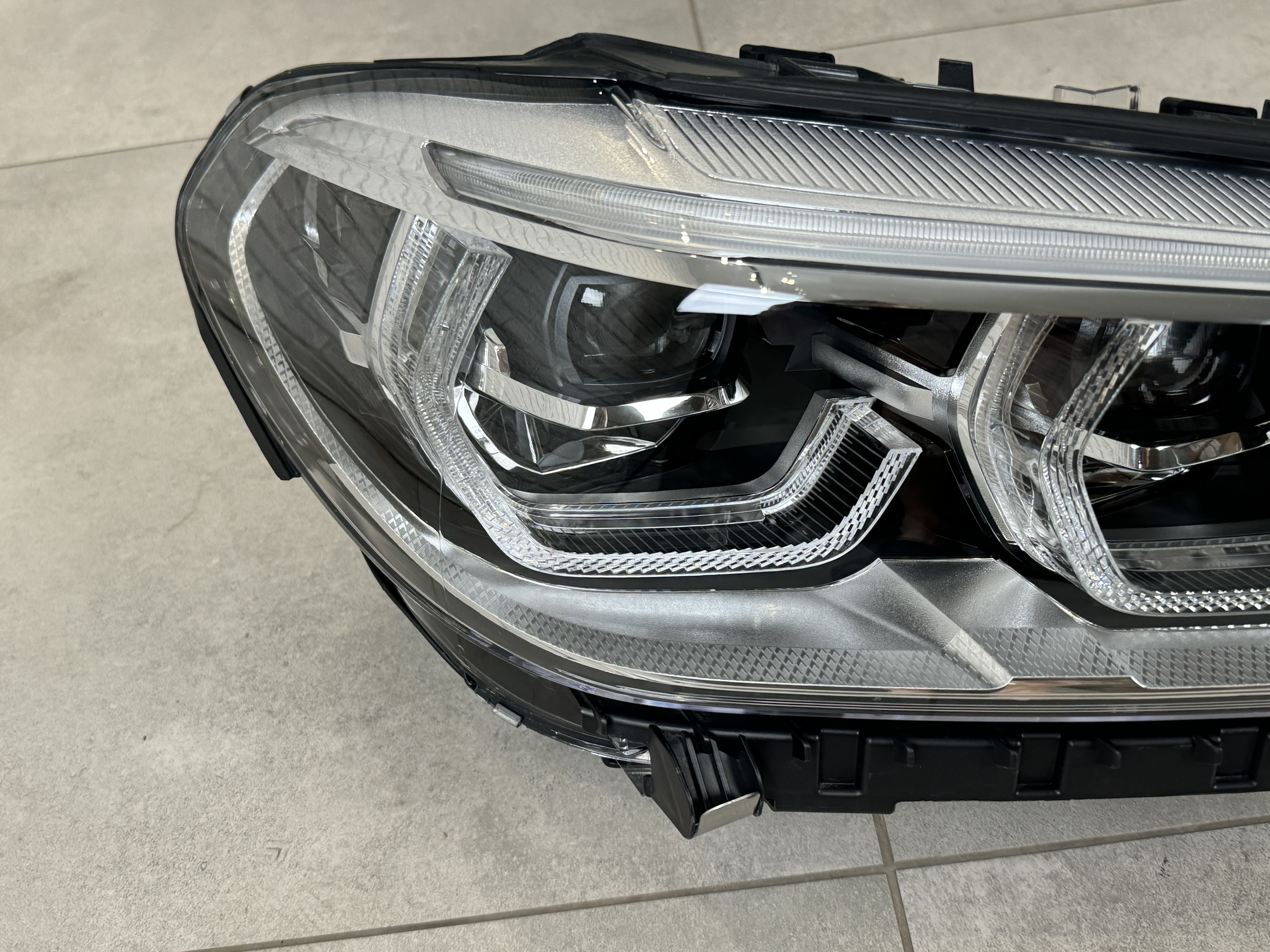 Фари Adaptive LED для рестайлінгу для BMW X3 G01 F97 / X4 G02 F98 2018-2021 2шт. комплектні з блоками 3