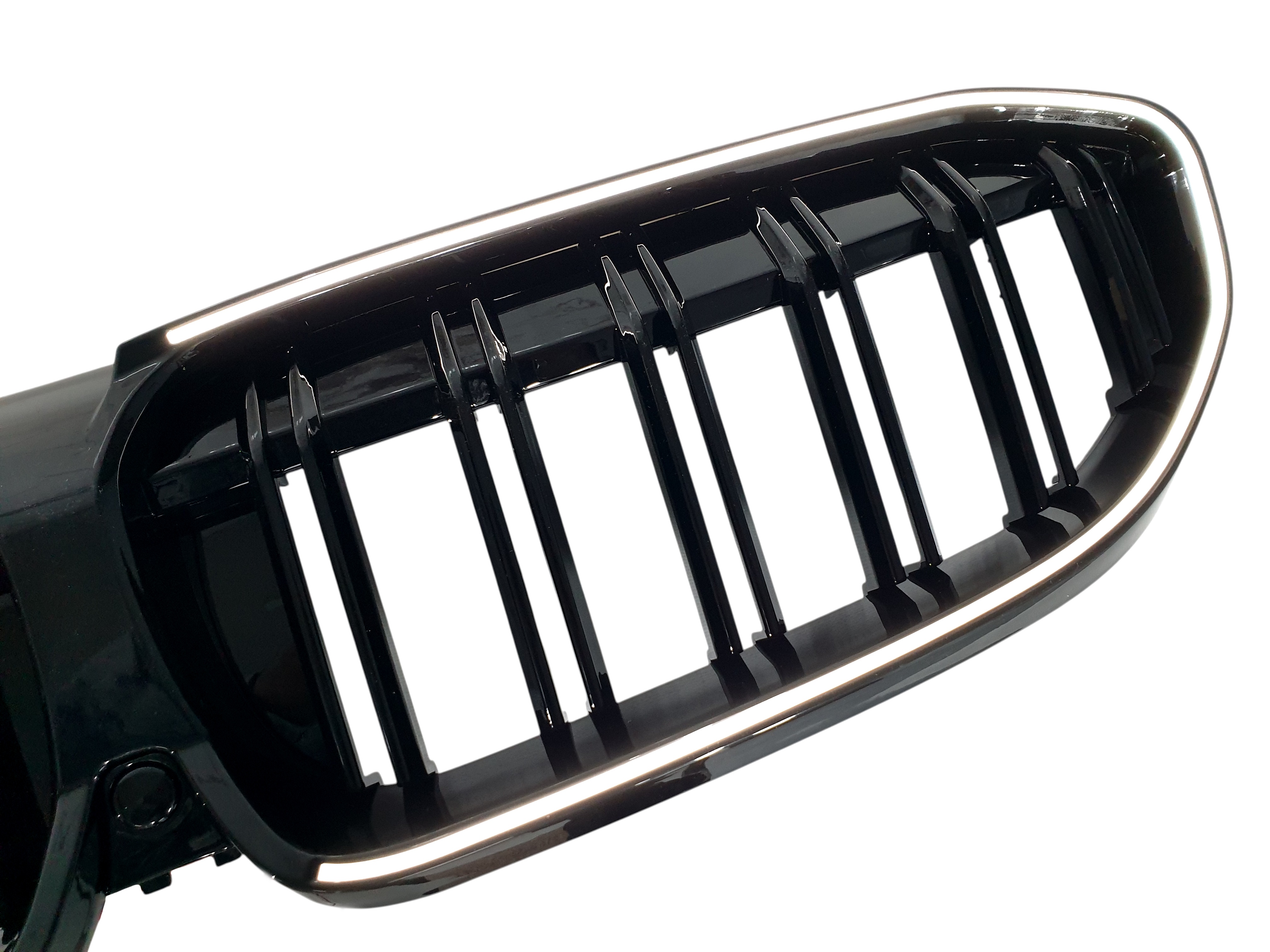 Ніздрі Чорний глянець LED (Iconic Glow) 2bar на BMW 3 Series G20 / G21 2018-2022 року 2