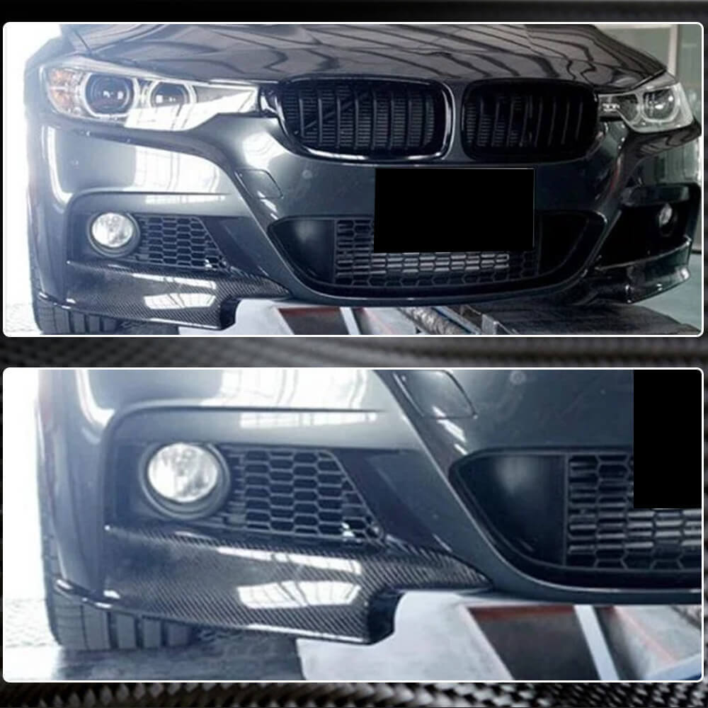 Накладки на передній бампер Flap (для M-Sport, Карбон) 4
