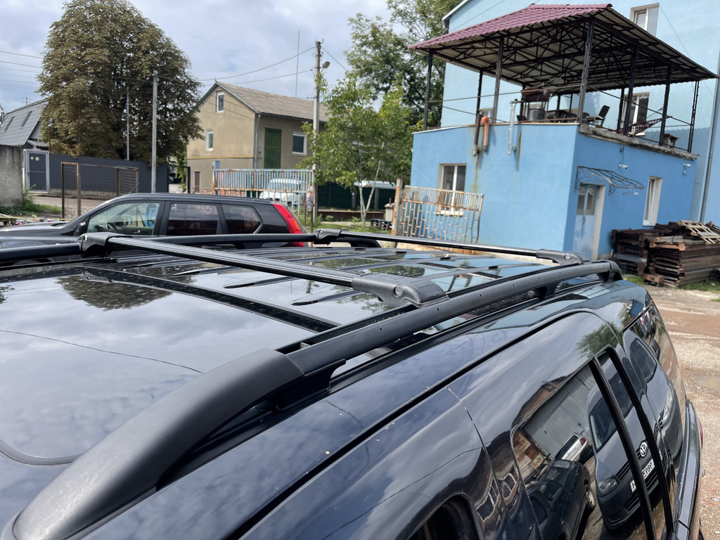 Перемички на звичайні рейлінги WingBar V1 (2 шт) Сірі