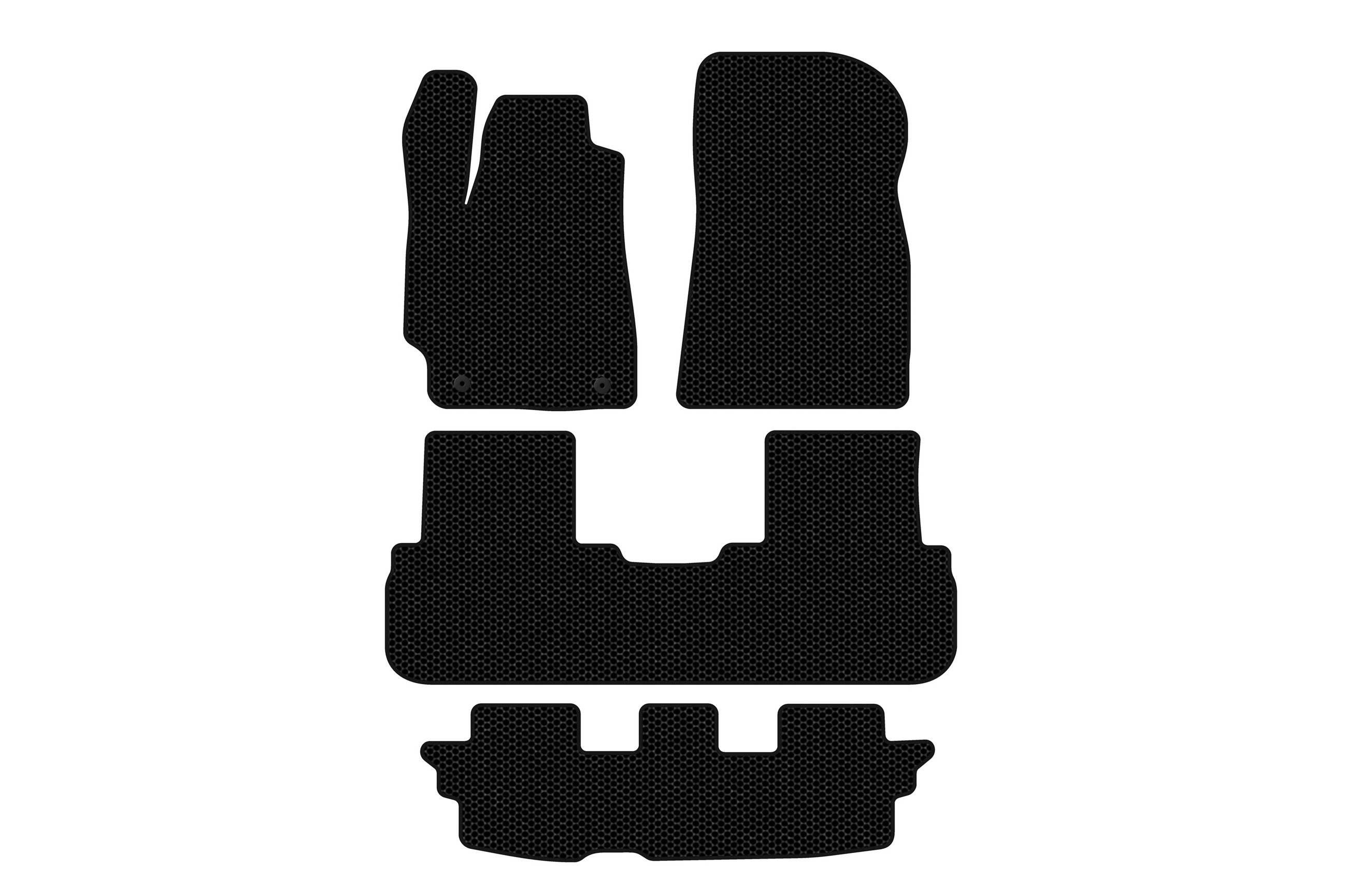 Гумові килимки Carsuit (2 ряди, чорні)