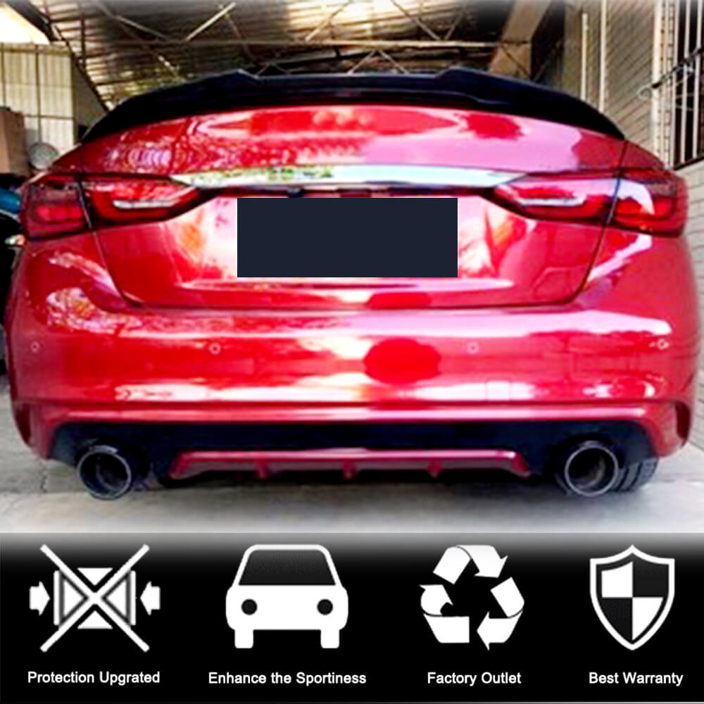 Спойлер V5 (для Q50, Карбон) 3