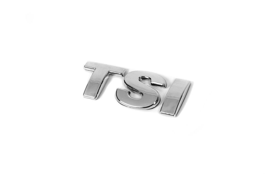 Напис TSI (прямий шрифт) T - хром, SI - червона 4