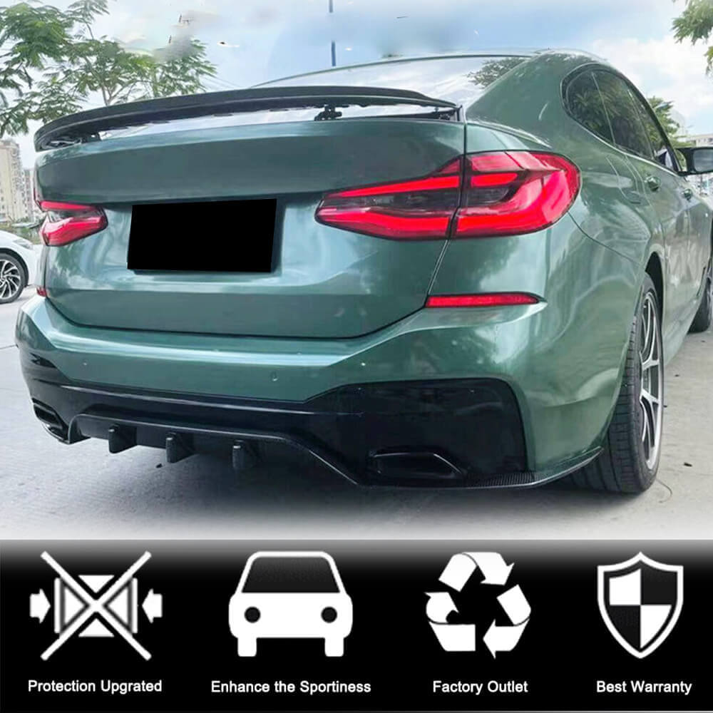 Дифузор заднього бампера V2 (для M-Sport 2017-2020, Карбон) 3