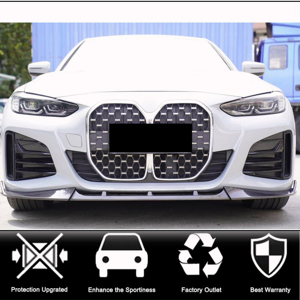 Накладка на передній бампер Lip V3 (для G26 M-Sport, Карбон) 2
