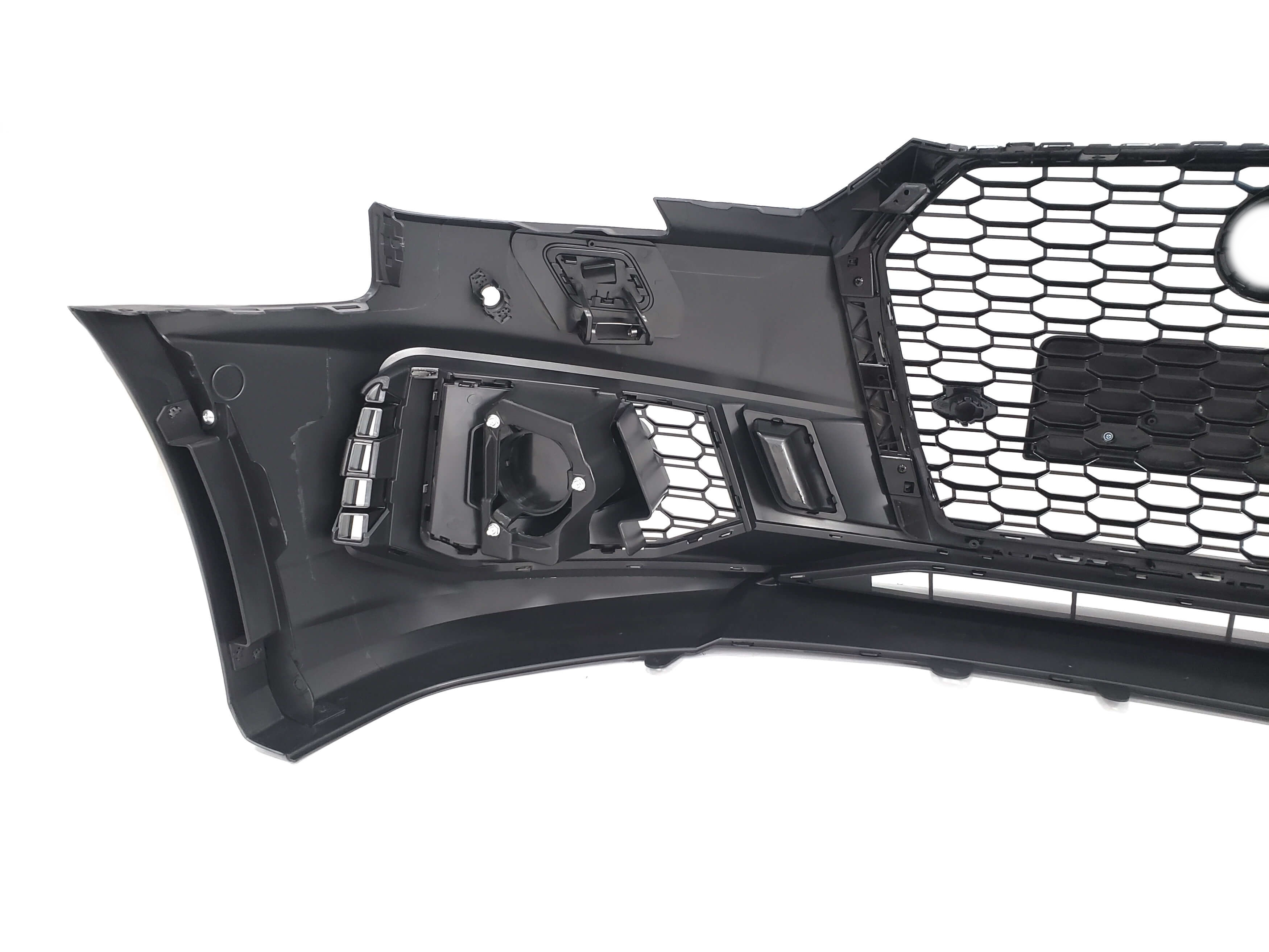 Передній бампер (в стилі RS4 під радари V3) на Audi A4 B9 2015-2019 року 4