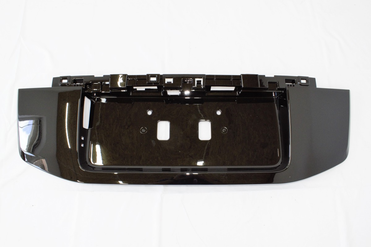 Вставка під номер (корито) Toyota Land Cruiser Prado 150 2013-2017 колір чорний 5