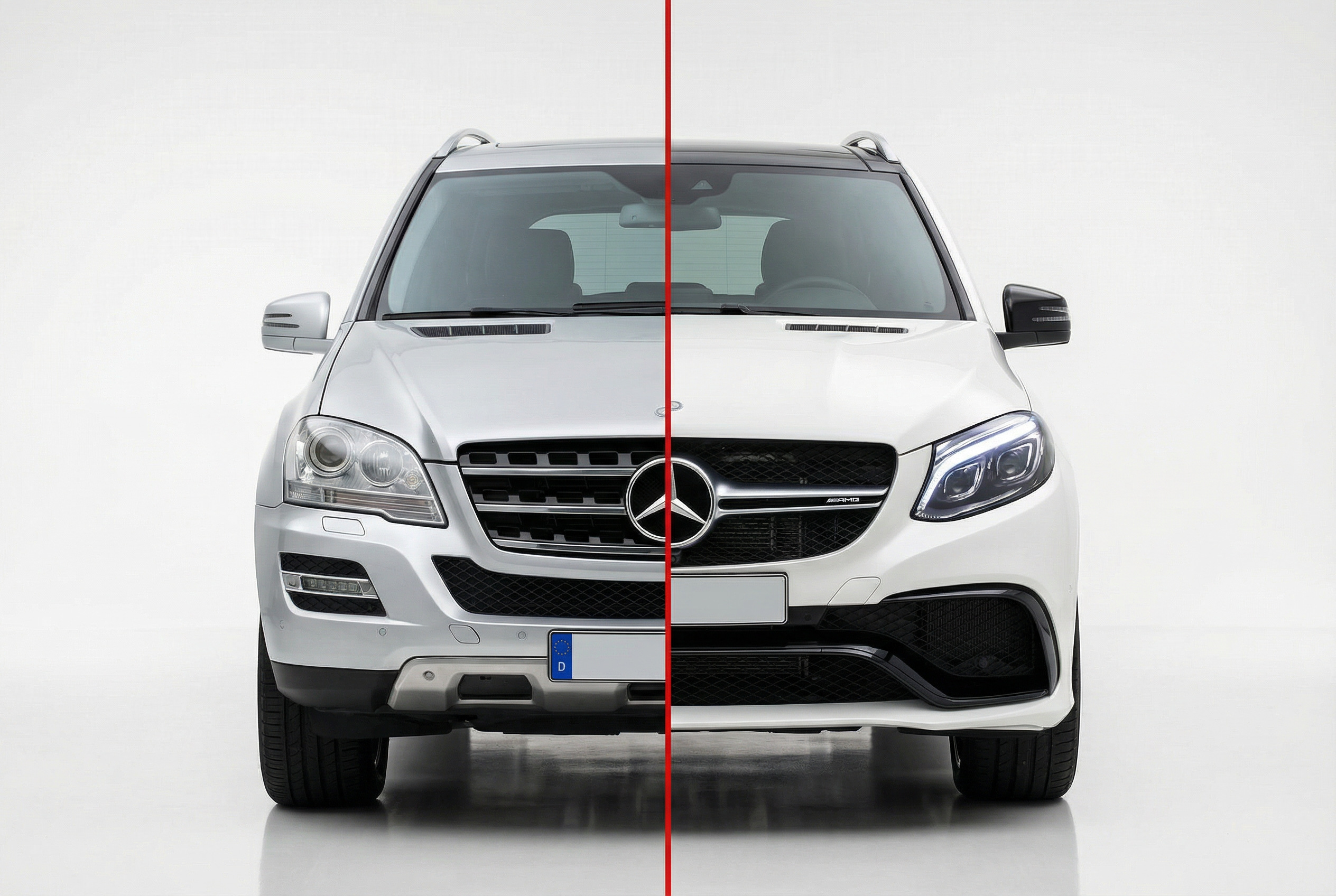 Комплект рестайлінгу в GLE63 AMG