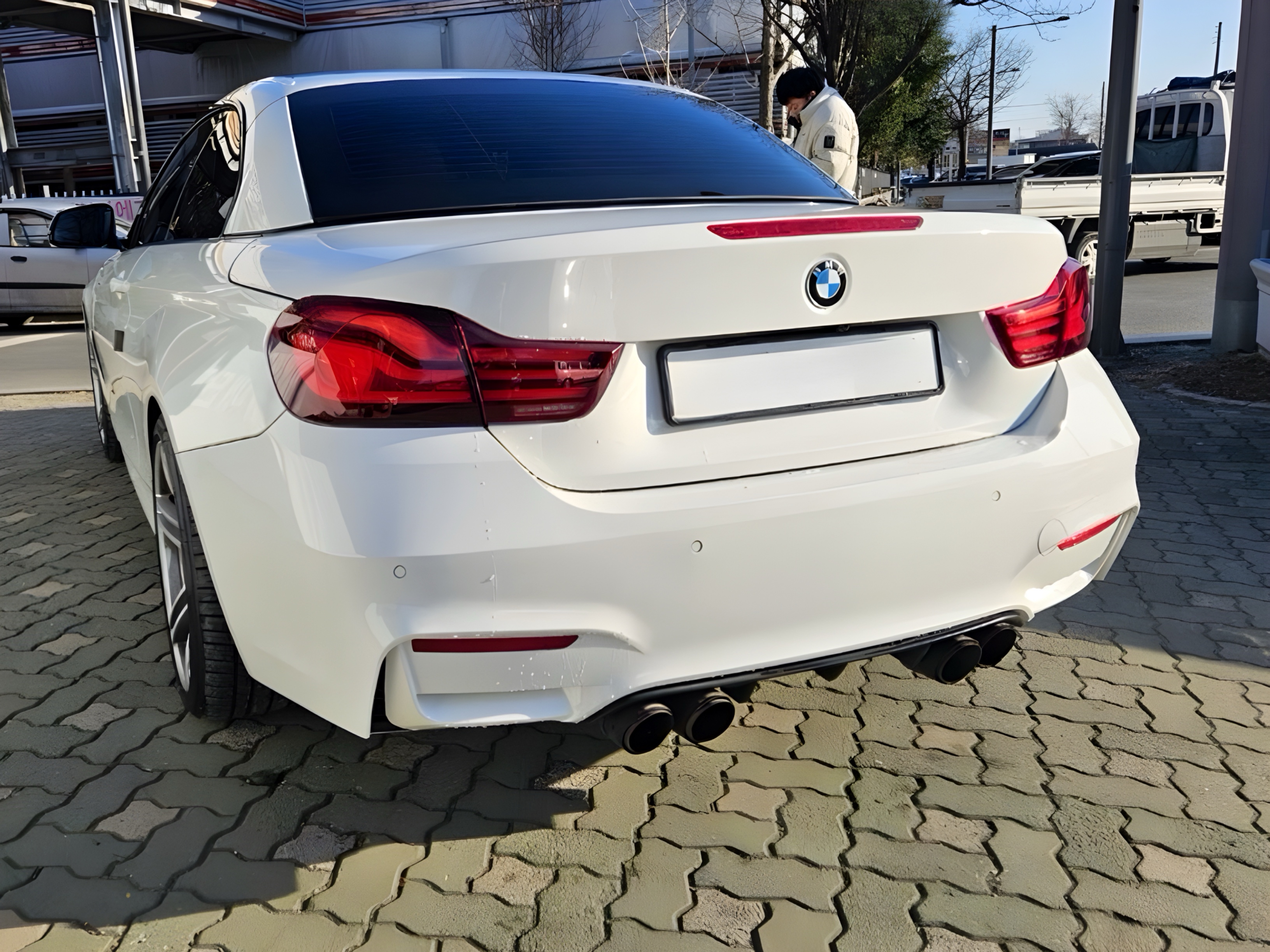 Задній бампер M4 стиль для BMW 4 series F32 F33 F36 2013-2020 2