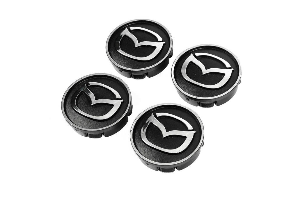 Ковпачки диски чорні maz5955tur-bl (59мм на 55мм, 4 шт) 2