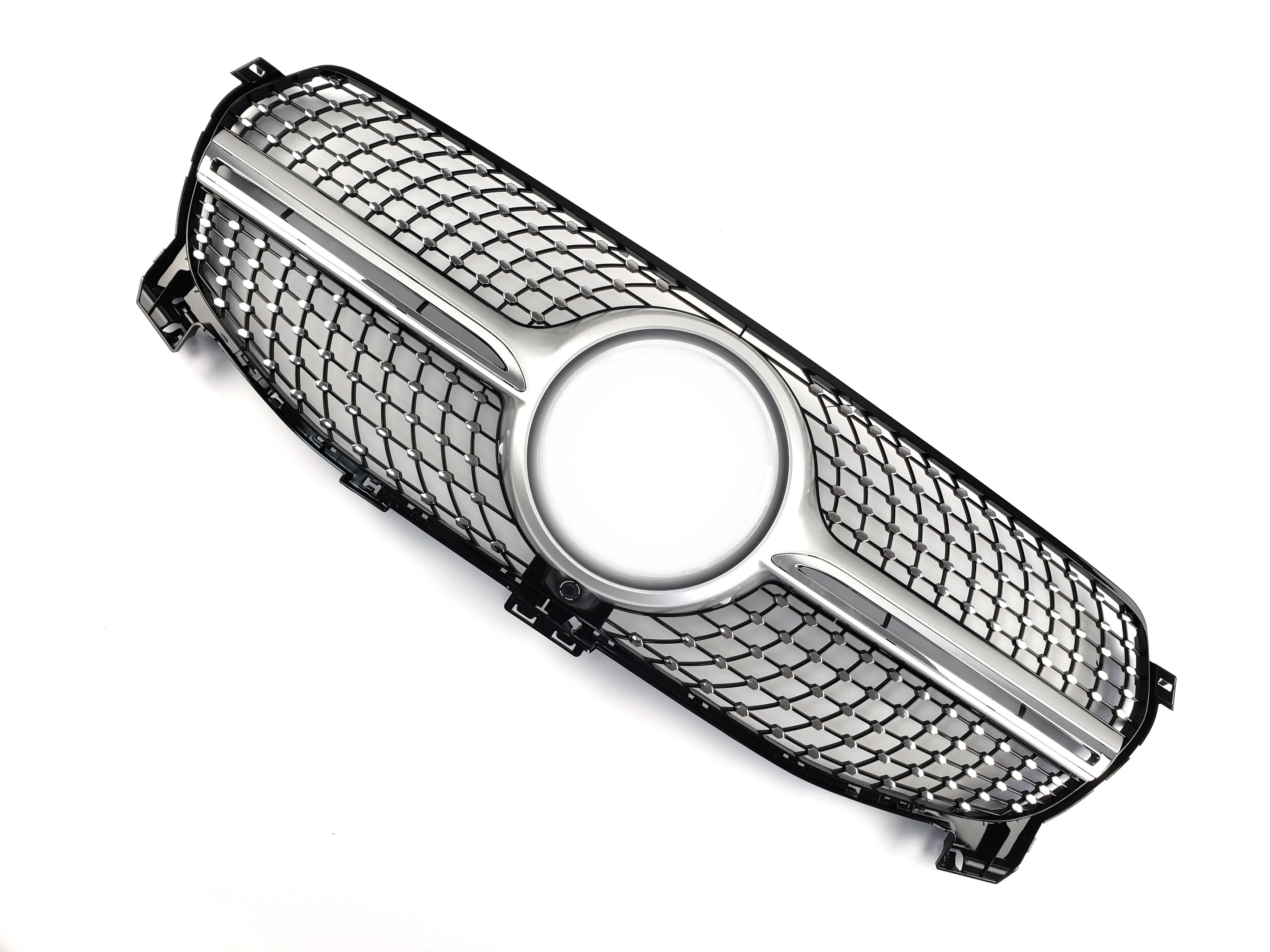 Решітка радіатора Diamond Silver (Normal) на Mercedes-Benz GLE-Class W167 2018-2023 року 3