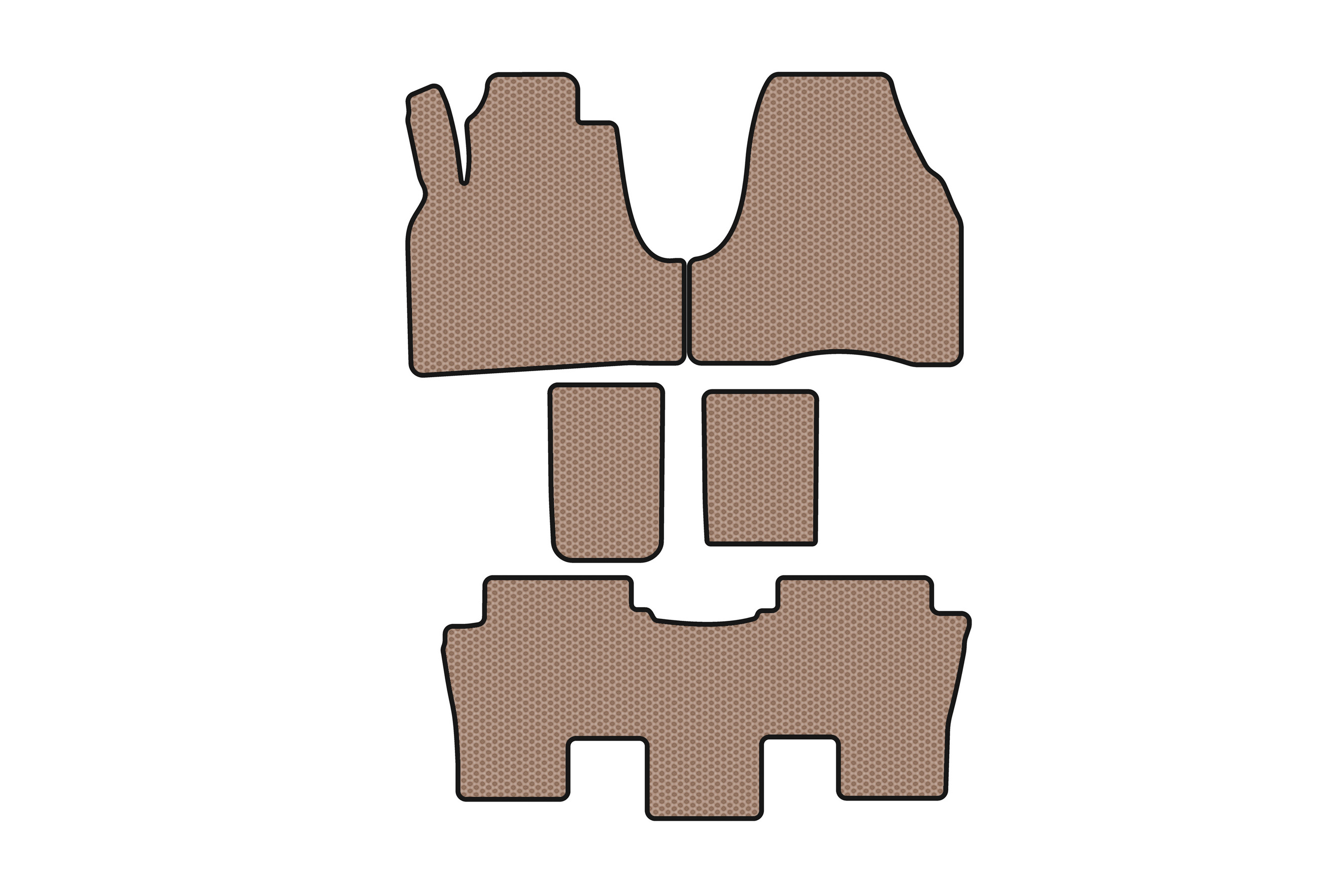 Гумові килимки Carsuit (Бежевий)