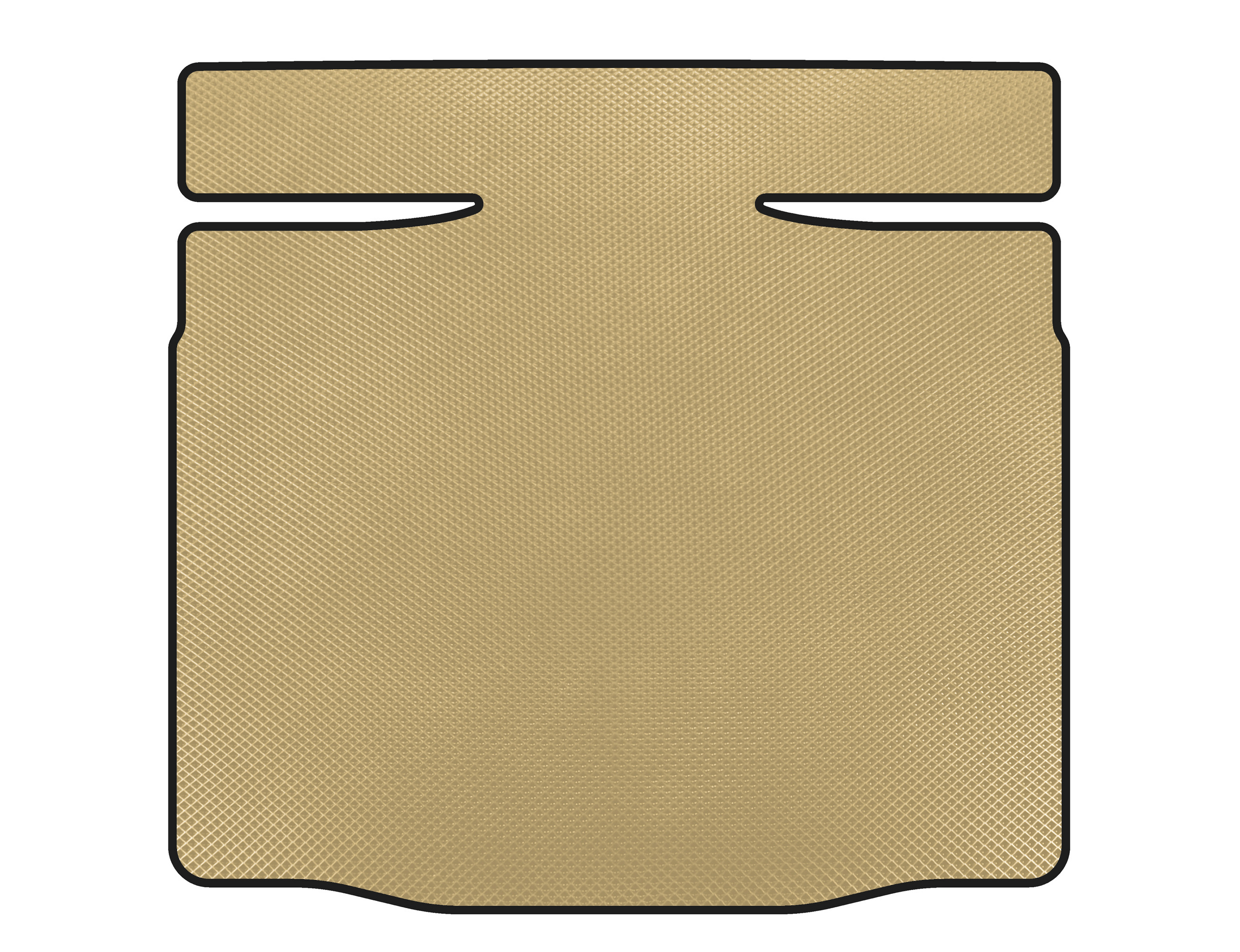 Килимок в багажник V-2 (LB, Бежевий)