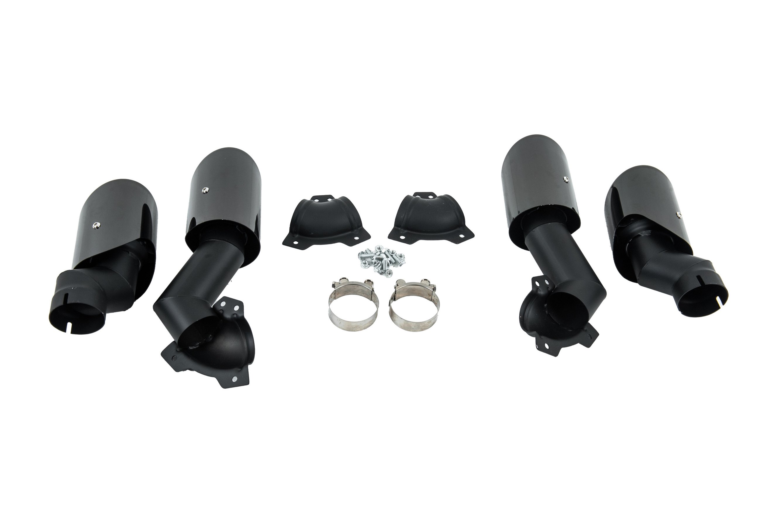 Насадки на глушники V2 Black в стилі X5M F95 5