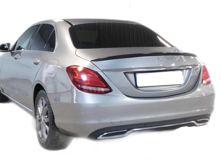 Спойлер ліп на багажник Mercedes-Benz C-class W205 2014- ABS пластик під фарбування 2