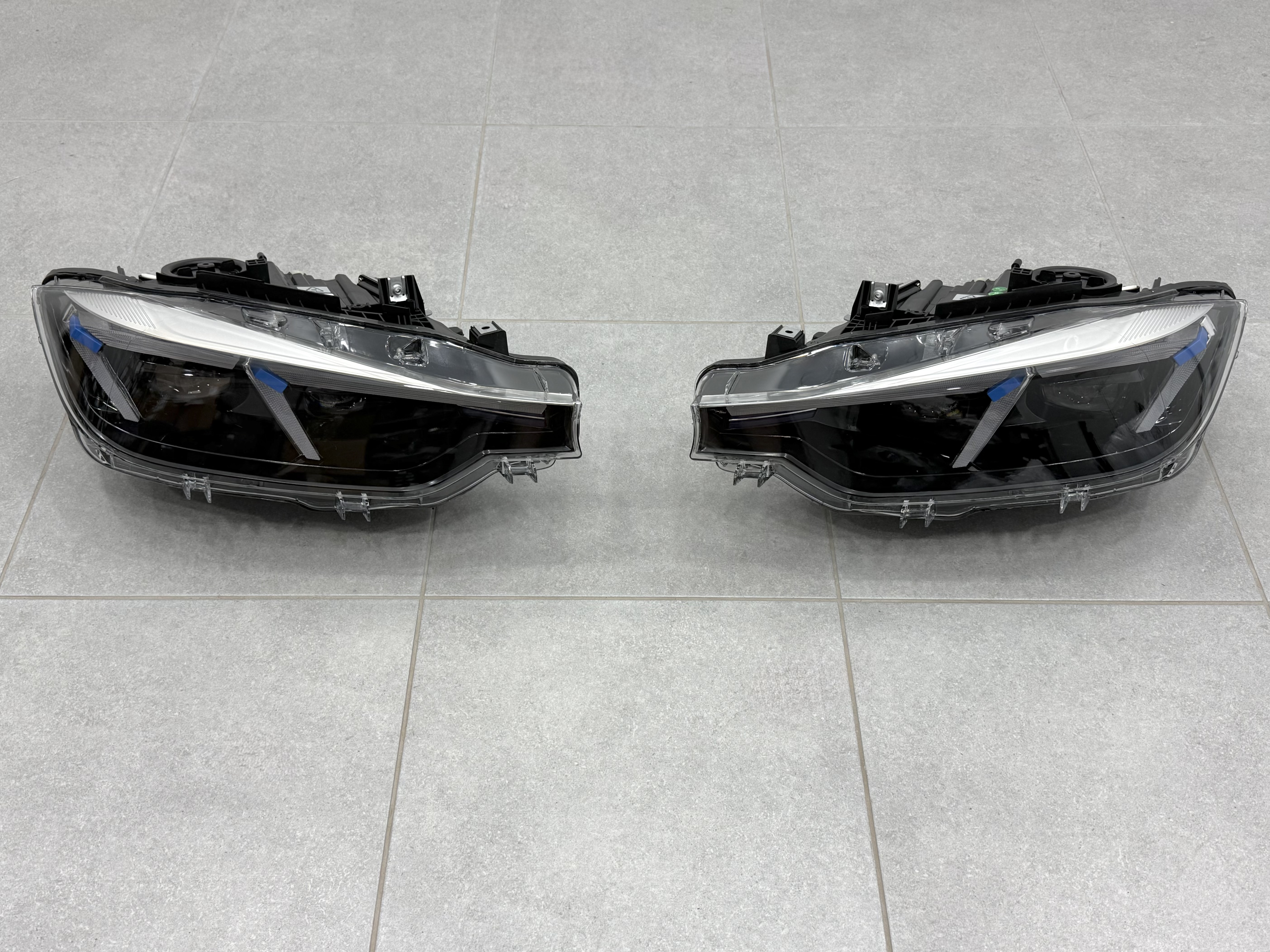 Фари FULL LED 2 лінзи для BMW 3 series F30 F31 2012-2018 2шт, ГАЛОГЕН В ЛЕД 2