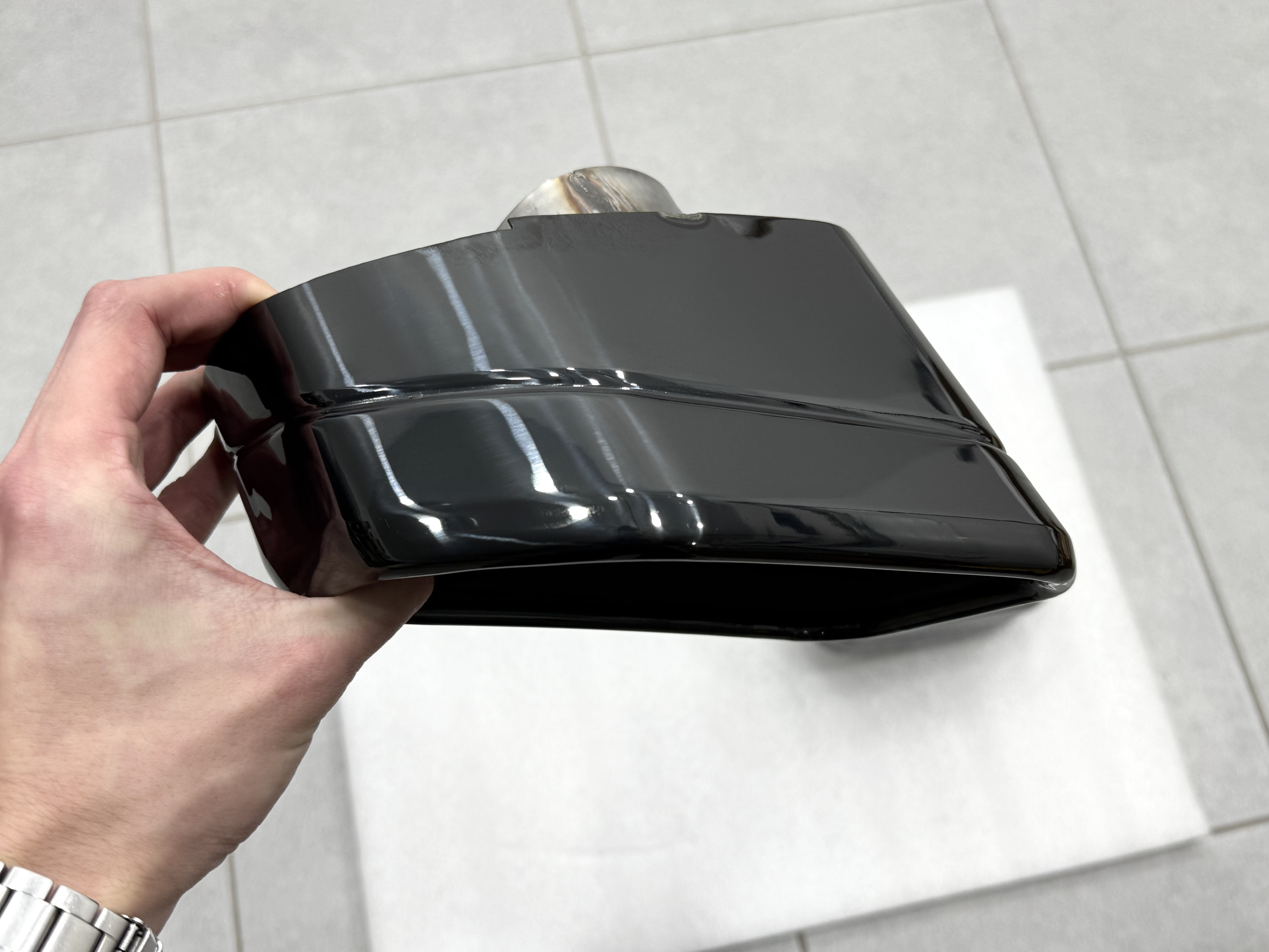 Насадки на вихлопні труби M Paket для BMW X3 G01 / X4 G02 2022-2024 чорні 5