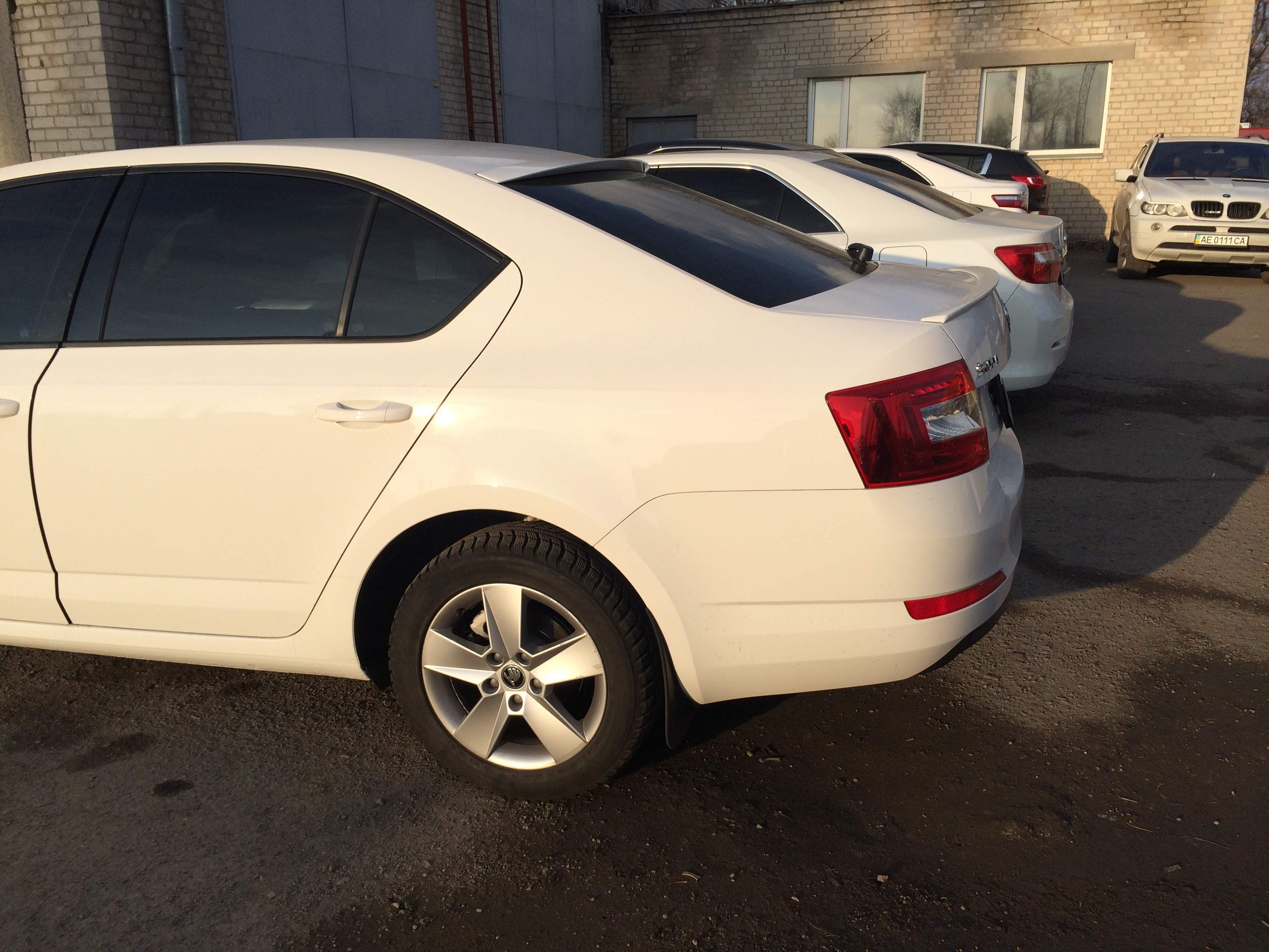 Козирок на скло Skoda Octavia A7 2013- (скловолокно) 6