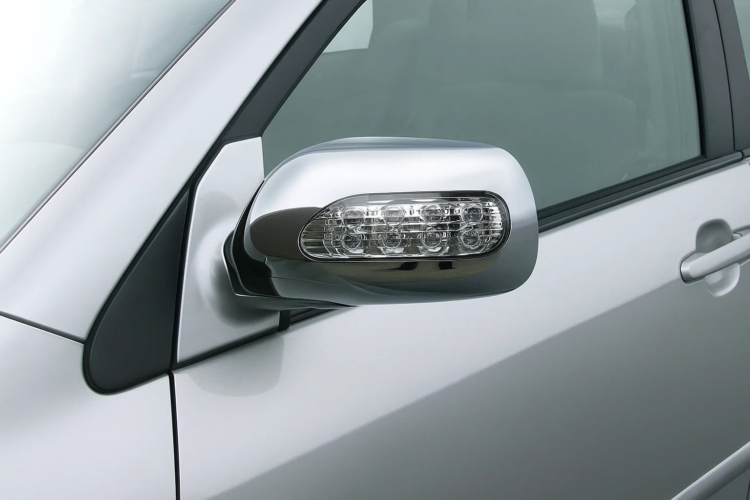 Накладки на дзеркала під LED (2002-2005, 2 шт., пласт)