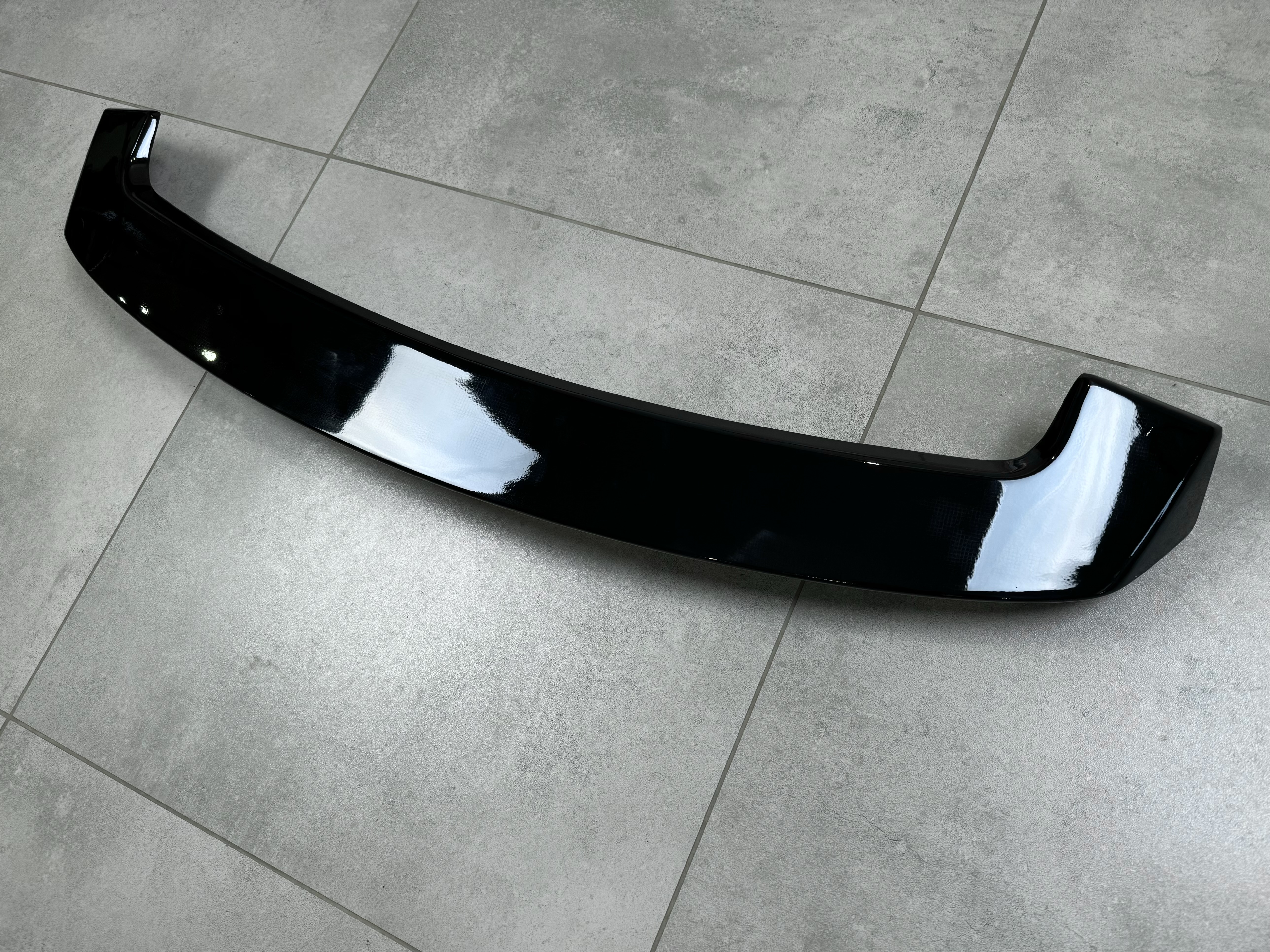 Спойлер козирок Mitsubishi Outlander 2012-2021 ABS пластик, колір чорний глянець 4
