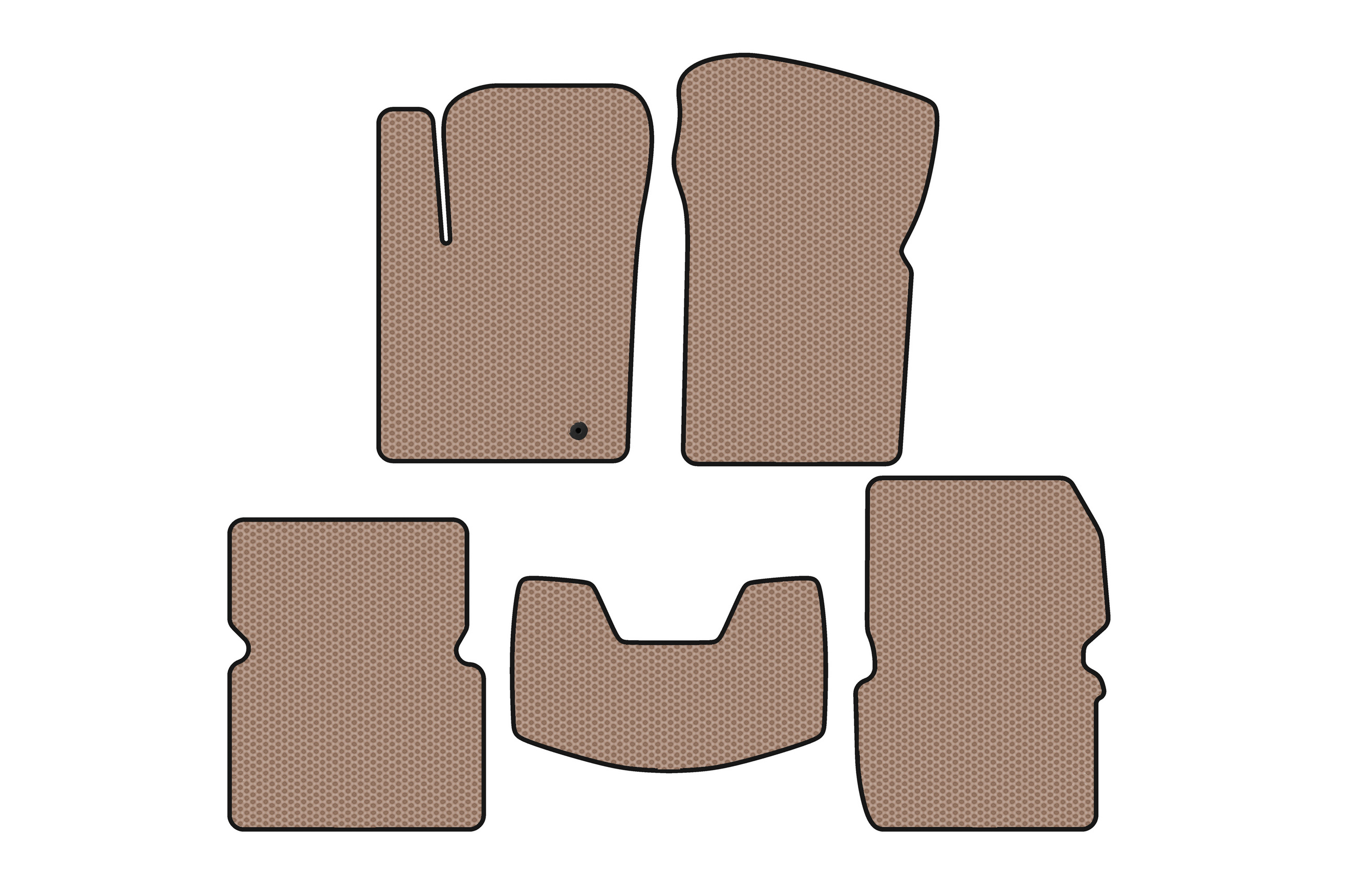 Гумові килимки Carsuit (Бежевий)