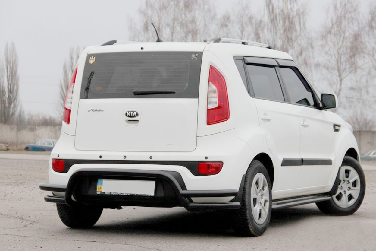 Задній захист AK007-2 Black (нерж) 3