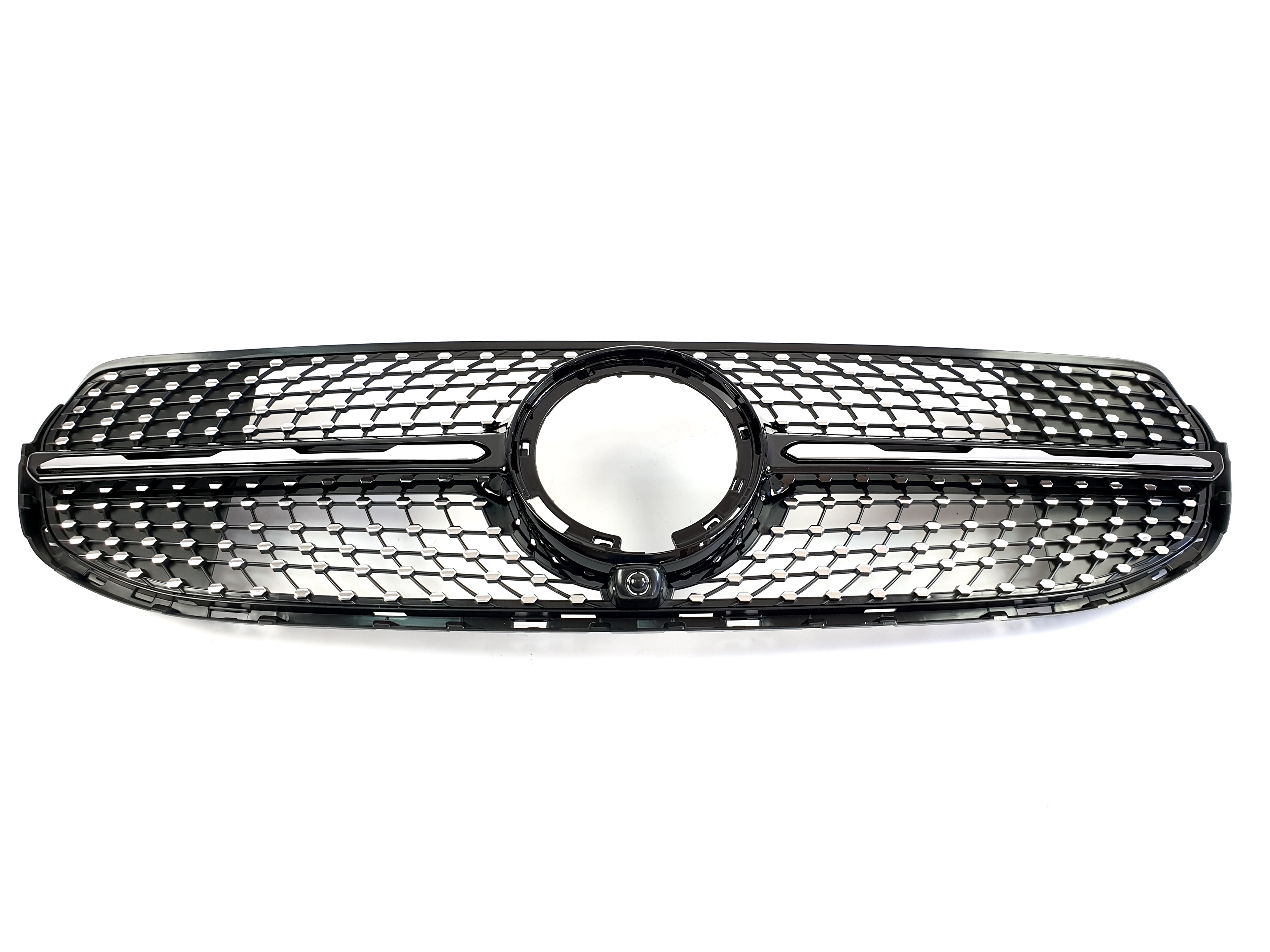 Решітка радіатора Diamond Black (Normal) на Mercedes-Benz GLC-Class X253 2019-2022 року 2