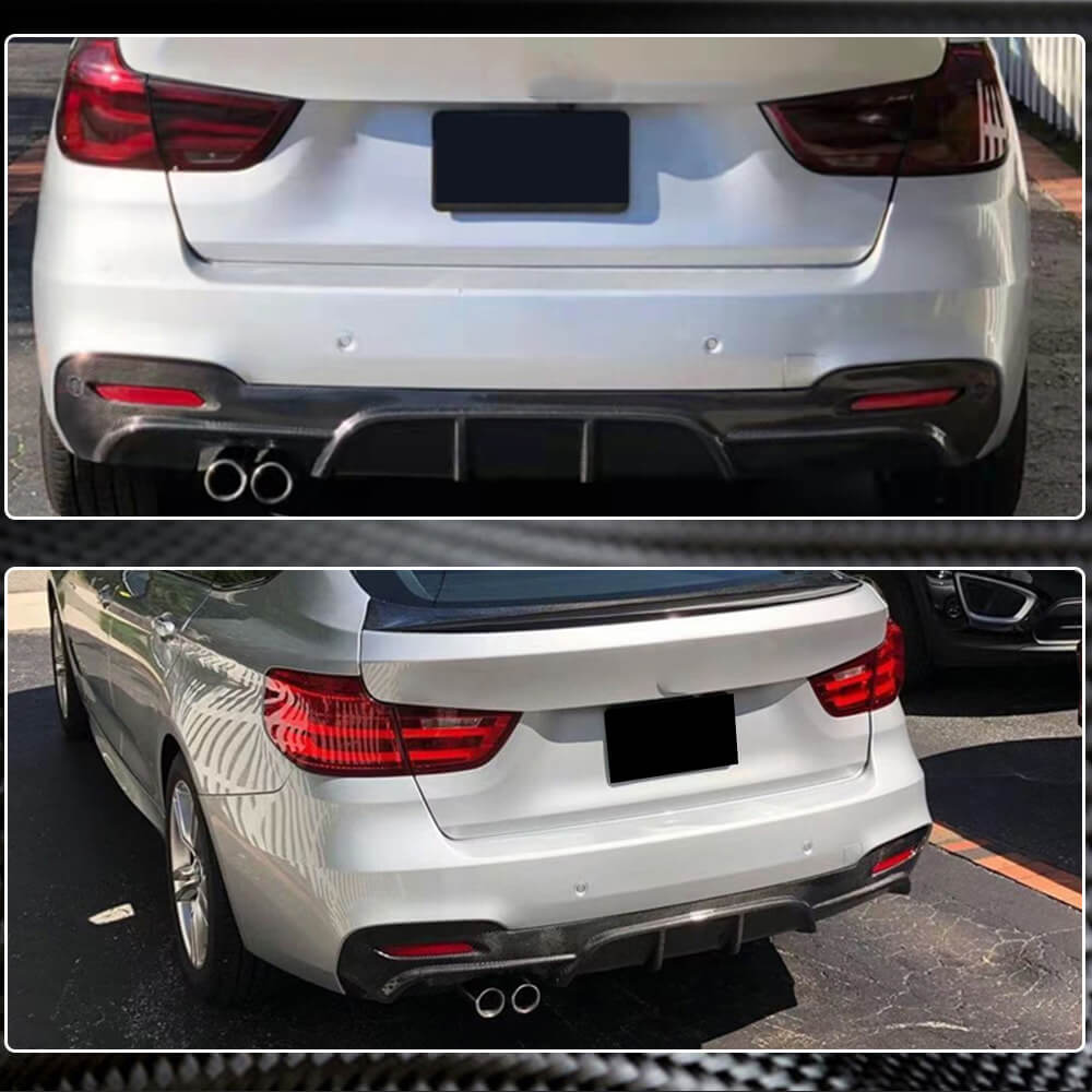 Дифузор заднього бампера V1 (для M-Sport, Карбон) 4