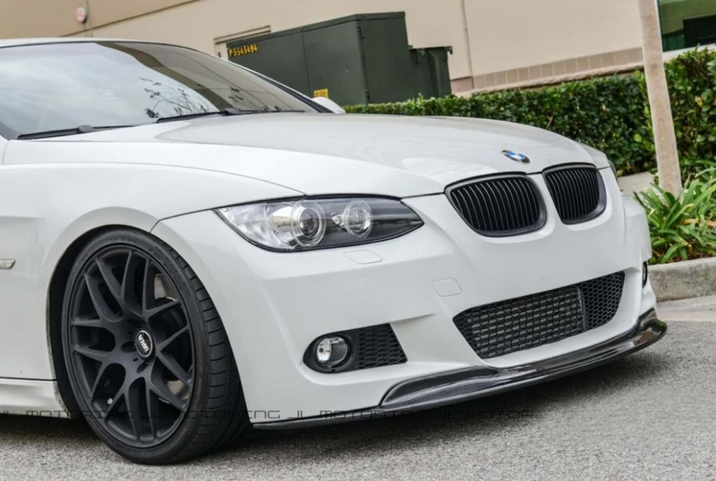 Передня Lip накладка CSL-Style (для M-Sport 2006-2010, чорний глянець)