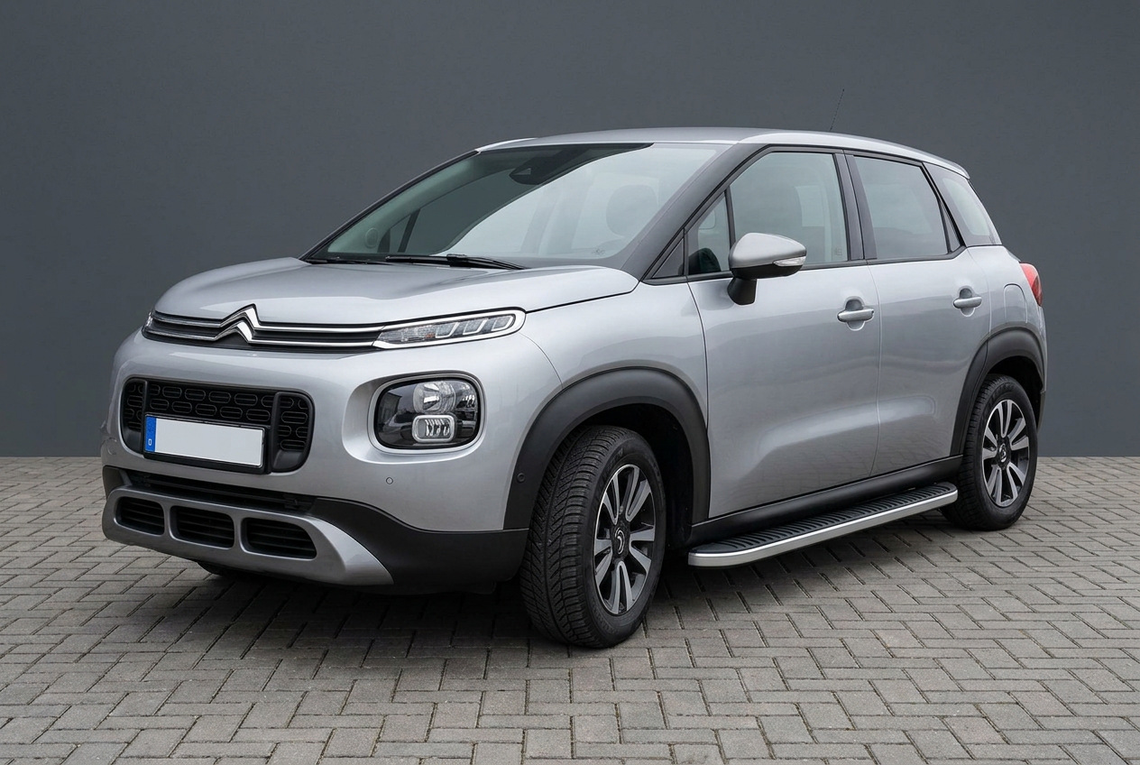 Бокові пороги Tayga Grey (2 шт., Алюміній)