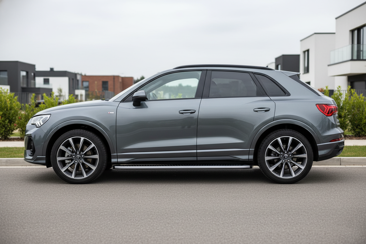 Бокові пороги Tayga Grey (2 шт., Алюміній)