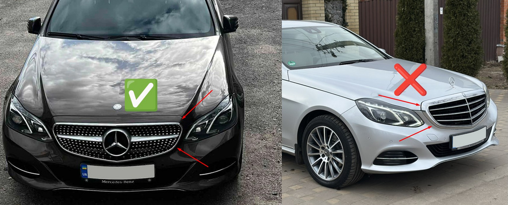 Передня решітка Diamond Black (для Avantgarde і AMG-Line, 2013-2016) 6