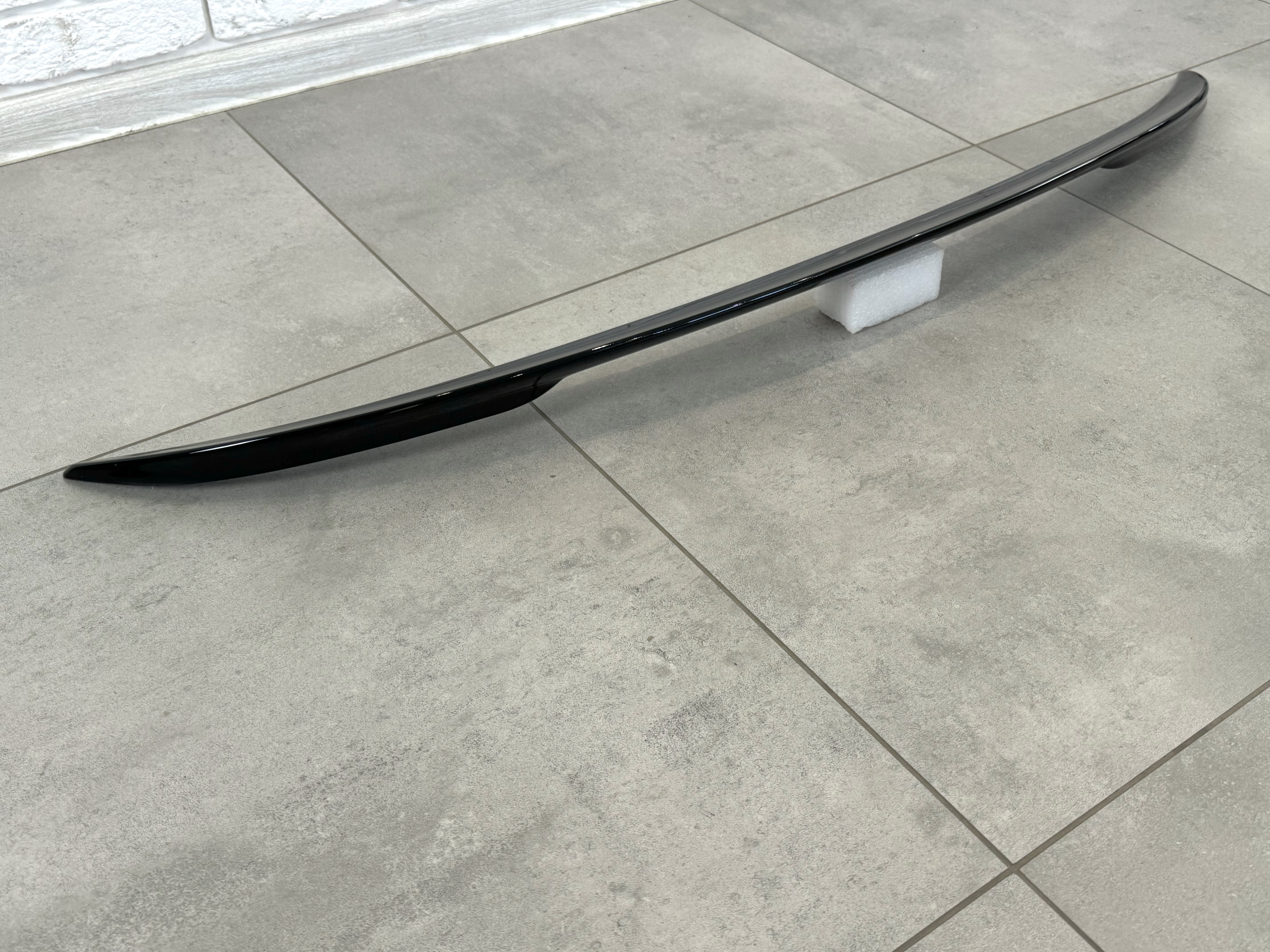 Спойлер ліп M Performance BMW 3 series F30 2012-2018 ABS пластик, чорний глянець 3