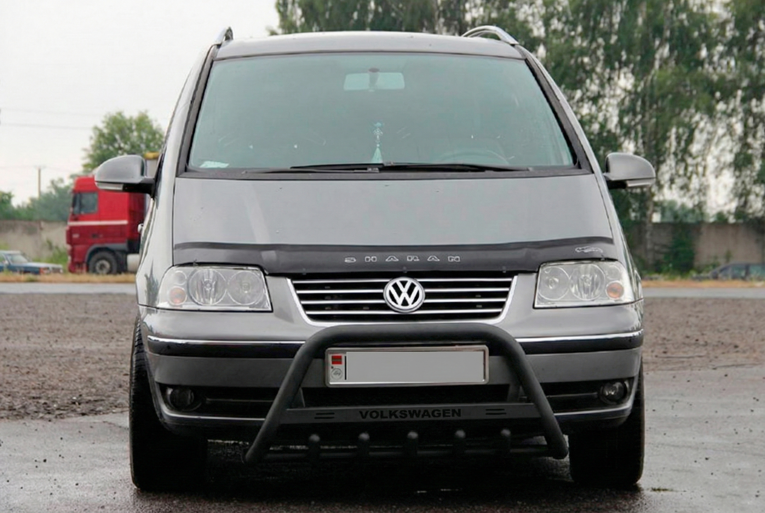 Кенгурятник WT004 Black (нерж)