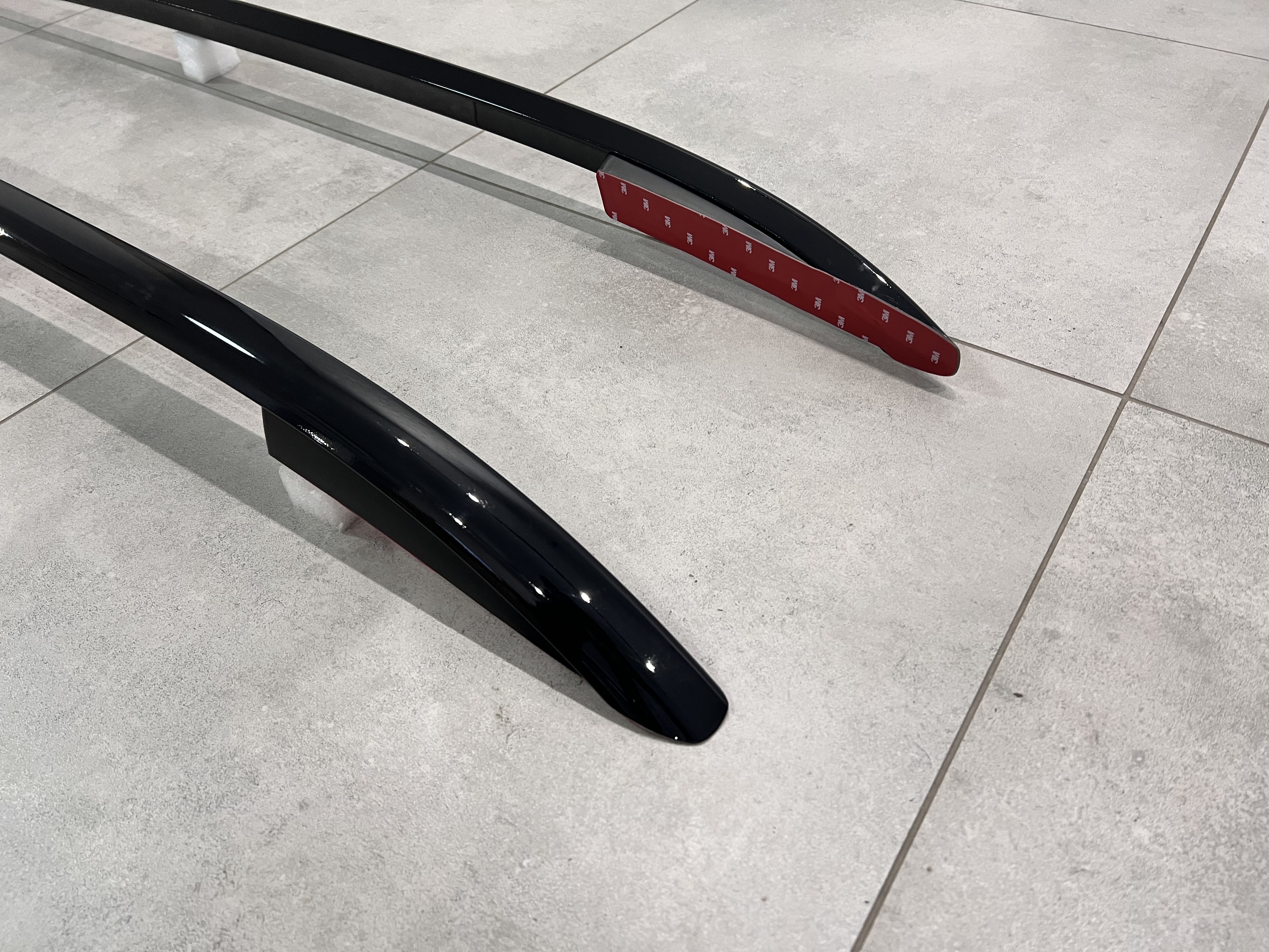 Рейлінги на дах OEM Porsche Cayenne 958/Volkswagen Touareg 2010-2018 алюміній 2шт. колір чорний 5