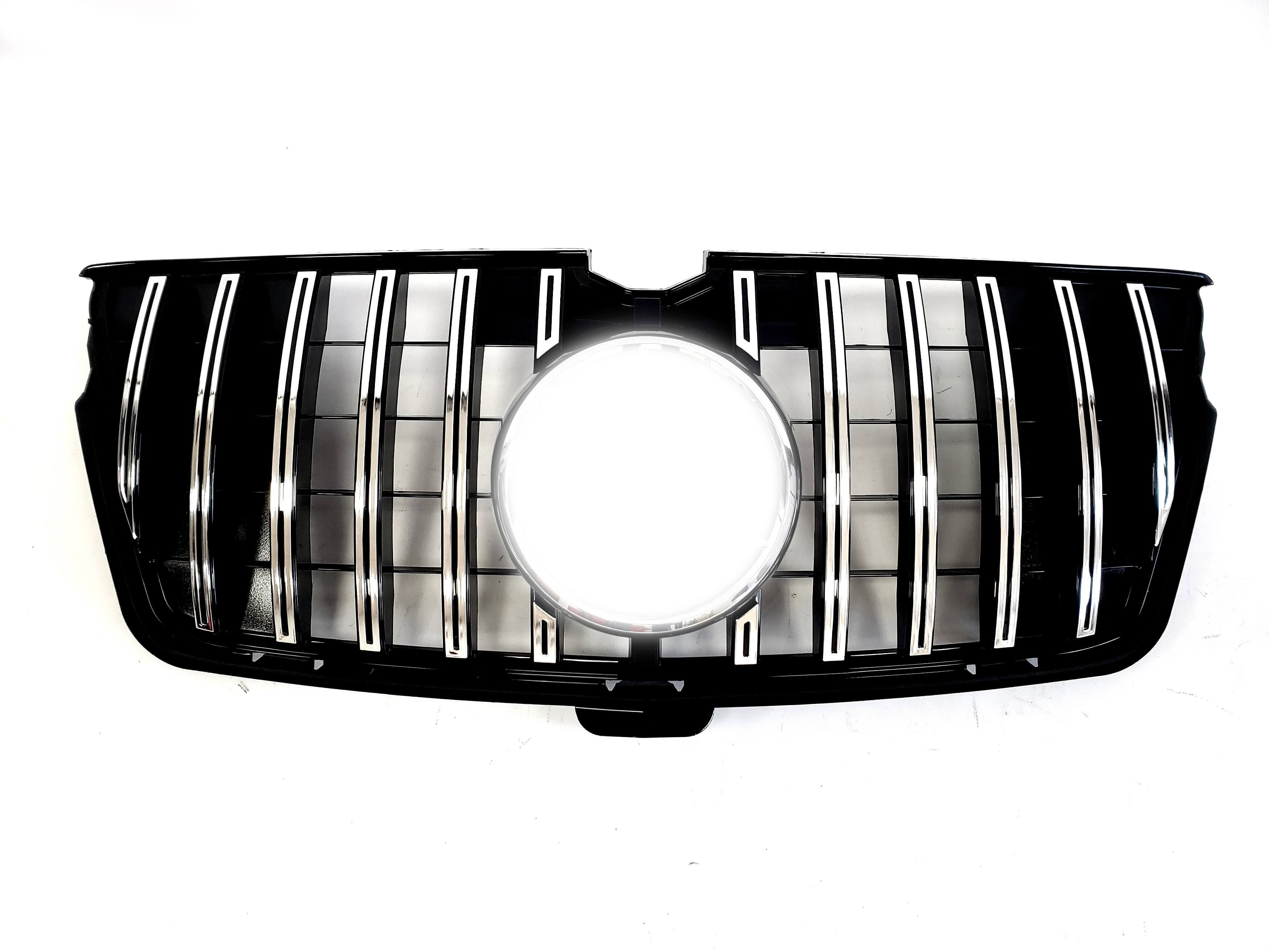 Решітка радіатора Chrome Black 3 Line GT на Mercedes-Benz GL-Class X164 2009-2012 року