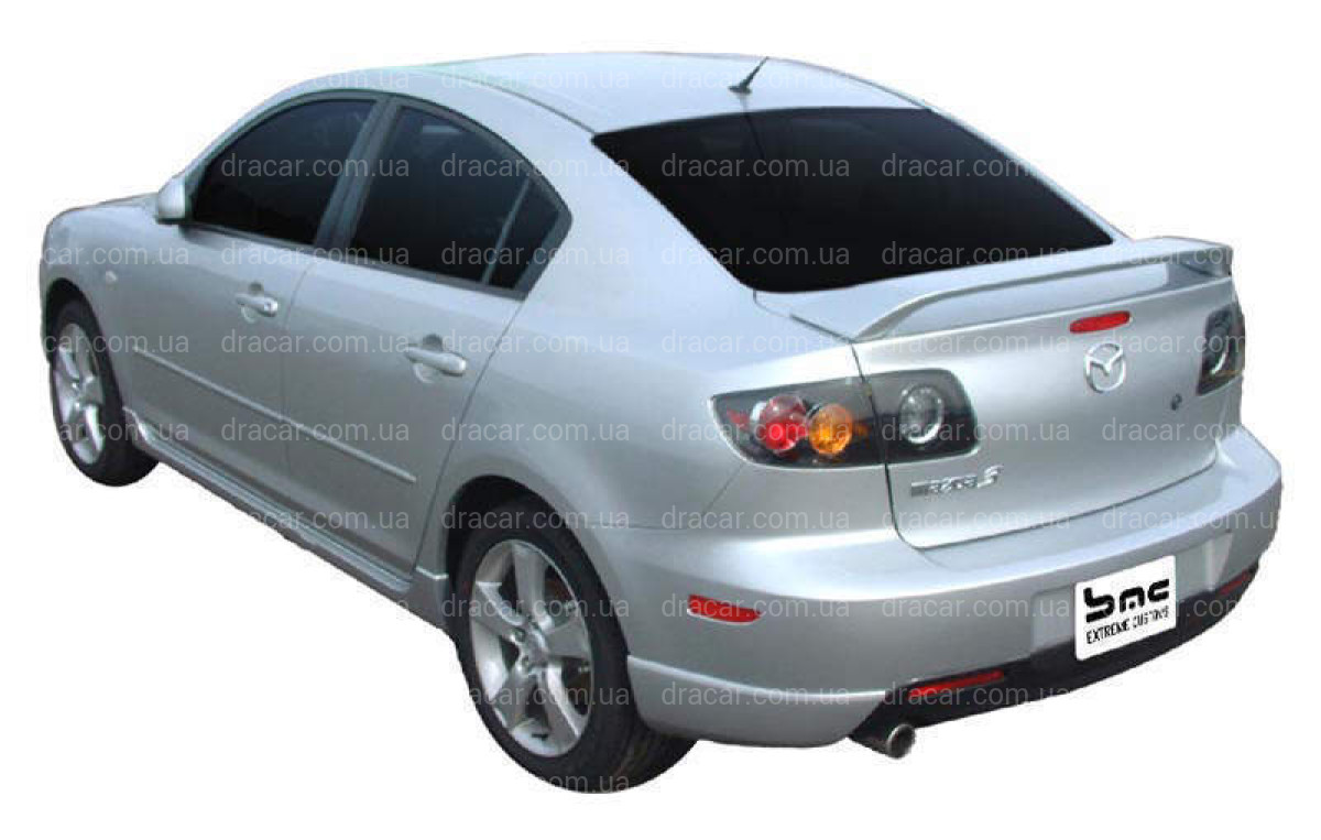 Спойлер на багажник Mazda 3 седан 2003-2008 ABS пластик 2