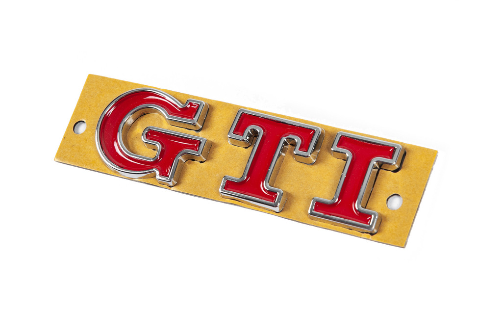 Напис GTI (90мм на 25мм) 2