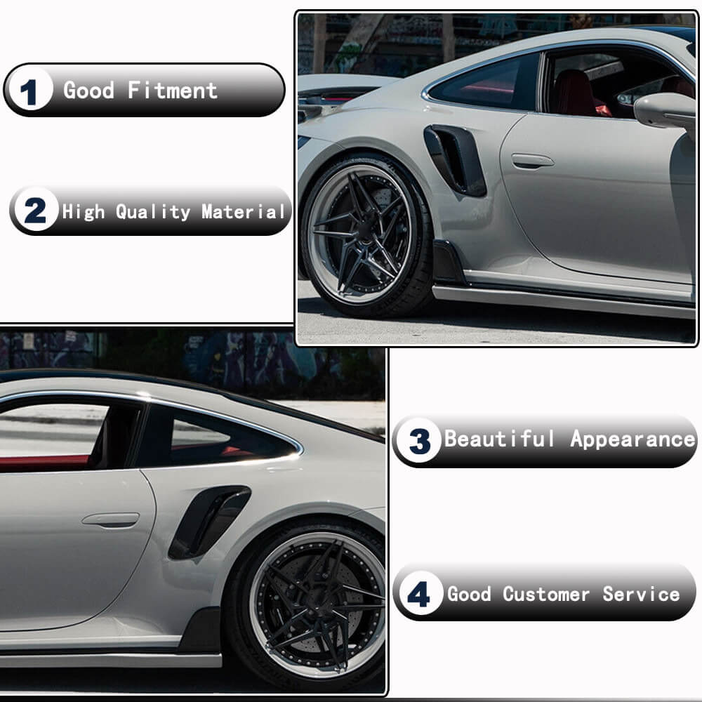 Накладки на задні крила (для Carrera/Targa, Карбон) 3